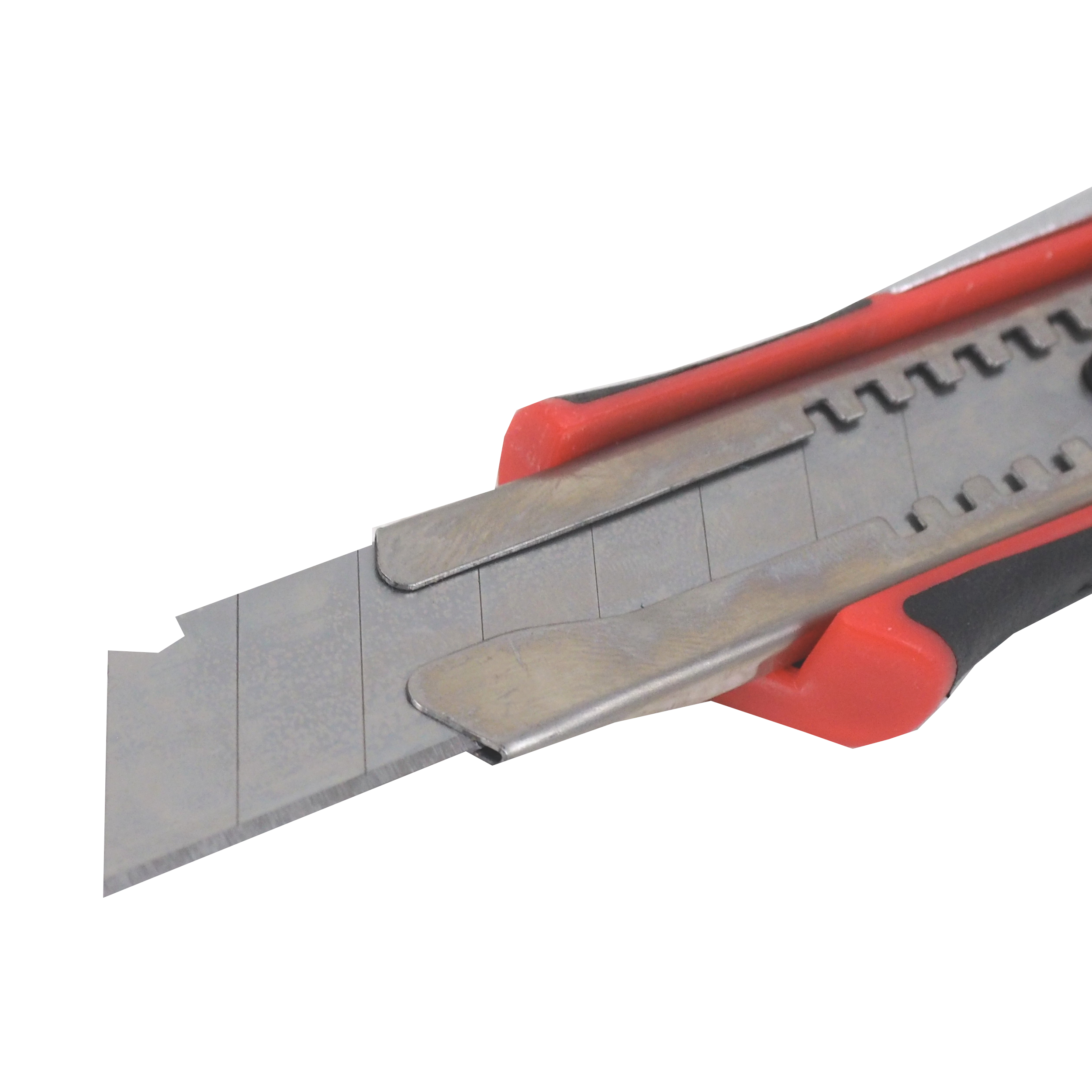 TOPTRADE nůž odlamovací 18 mm, ALU, pogumovaný – profi
