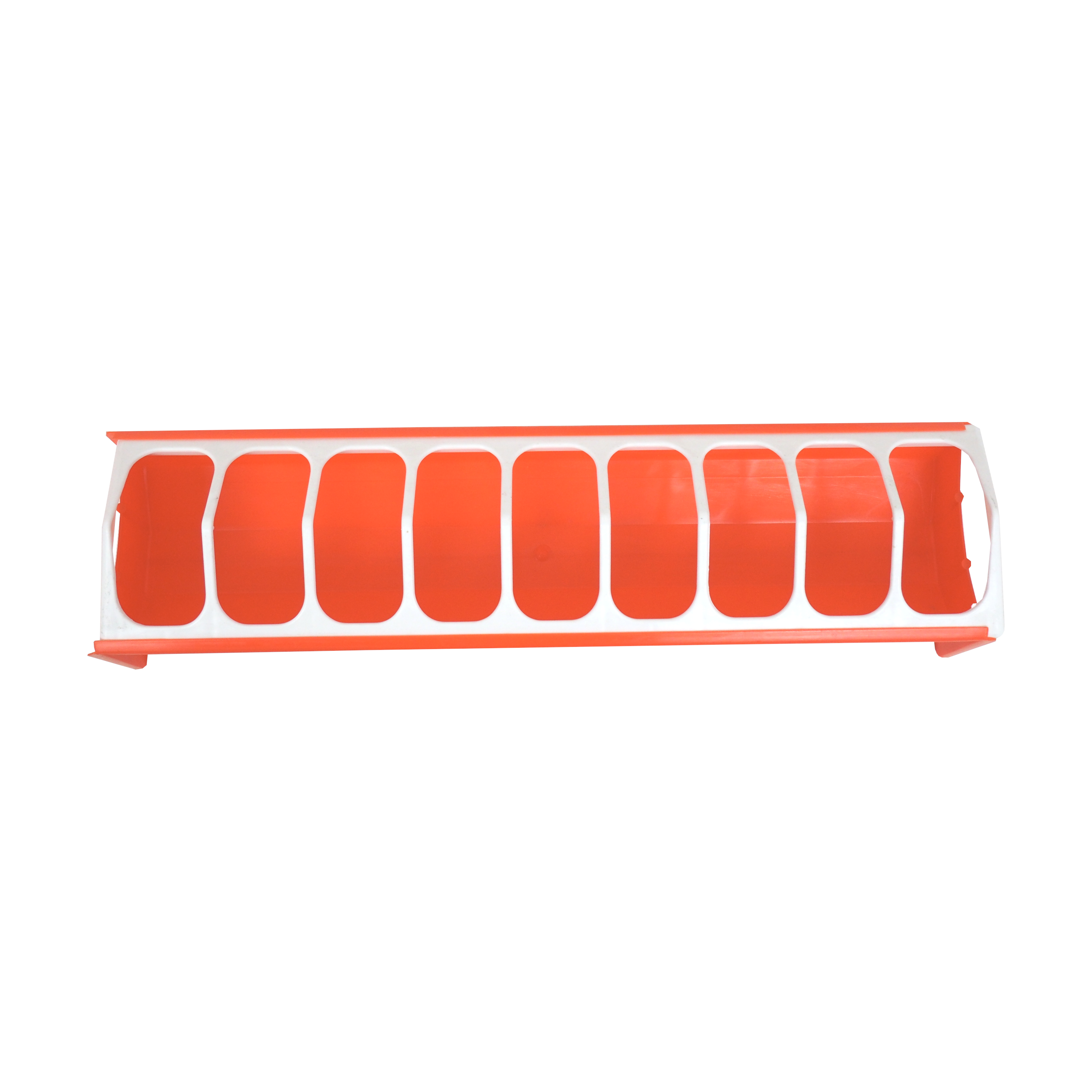 TOPTRADE žlabové krmítko pro drůbež 750 mm, plast, zasouvací