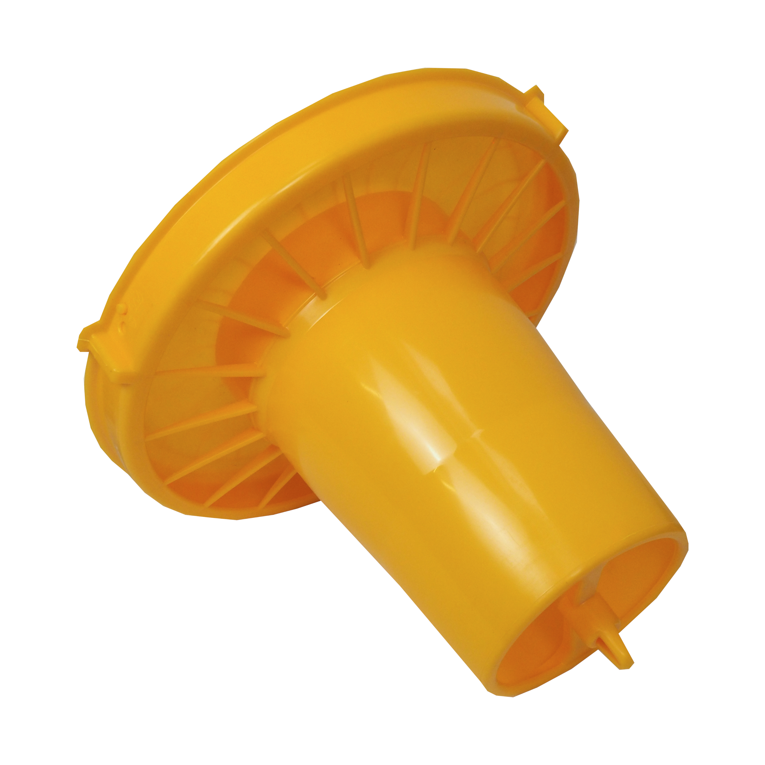 TOPTRADE tubusové krmítko pro drůbež 10,5 l (plast)