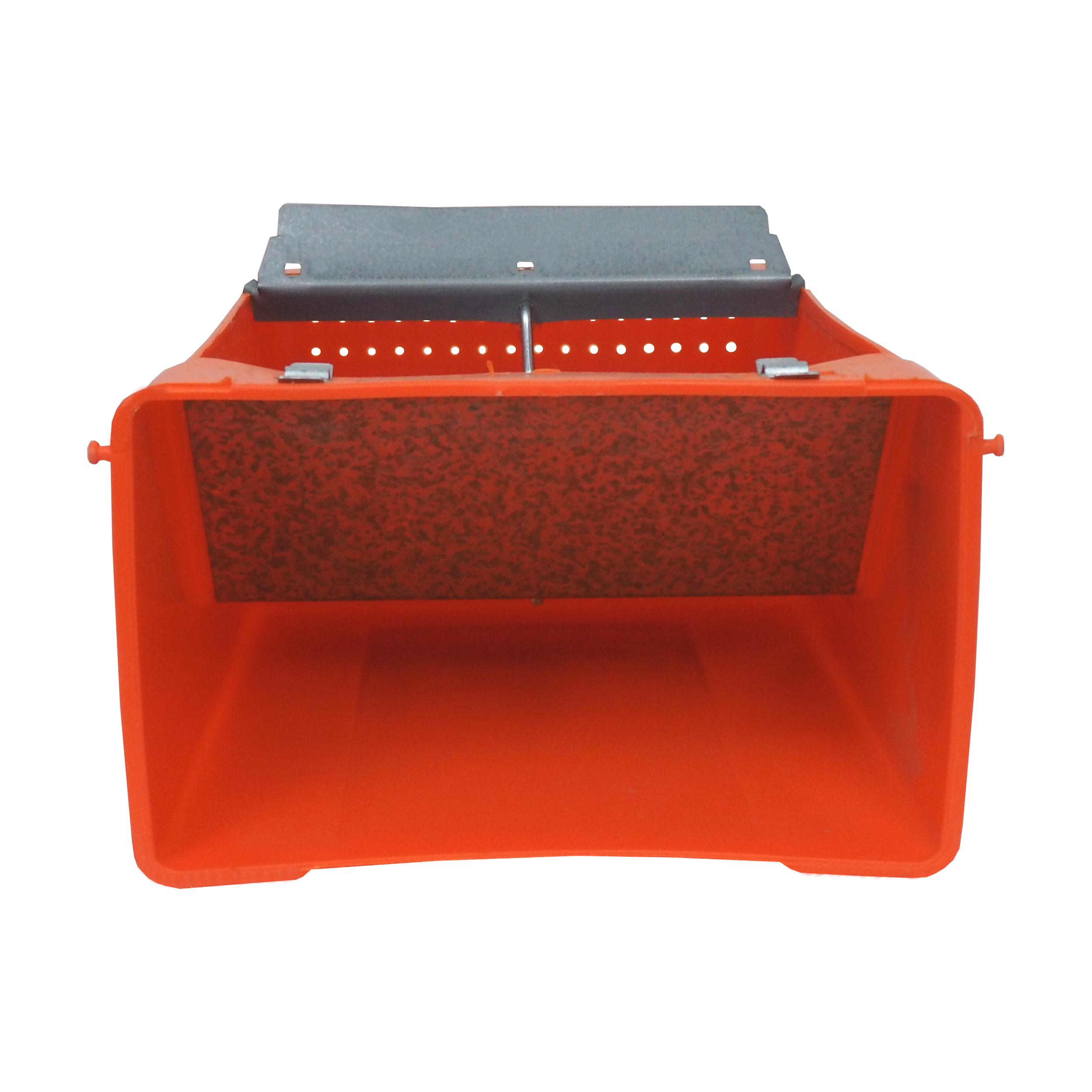 TOPTRADE závěsné krmítko pro drůbež 4 l – plastové, s násypkou, bez krytky