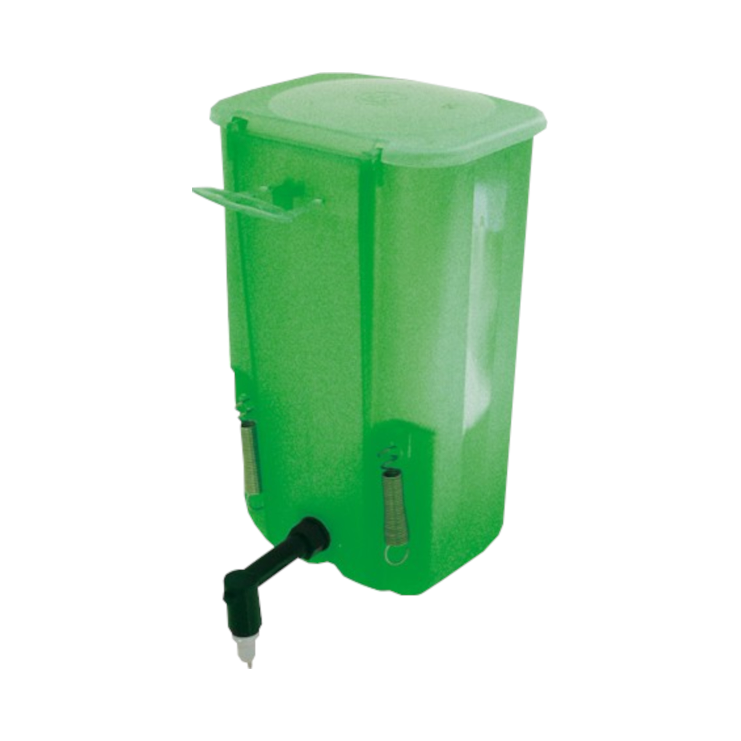 TOPTRADE závěsná napáječka s niplem 90°, 1 l
