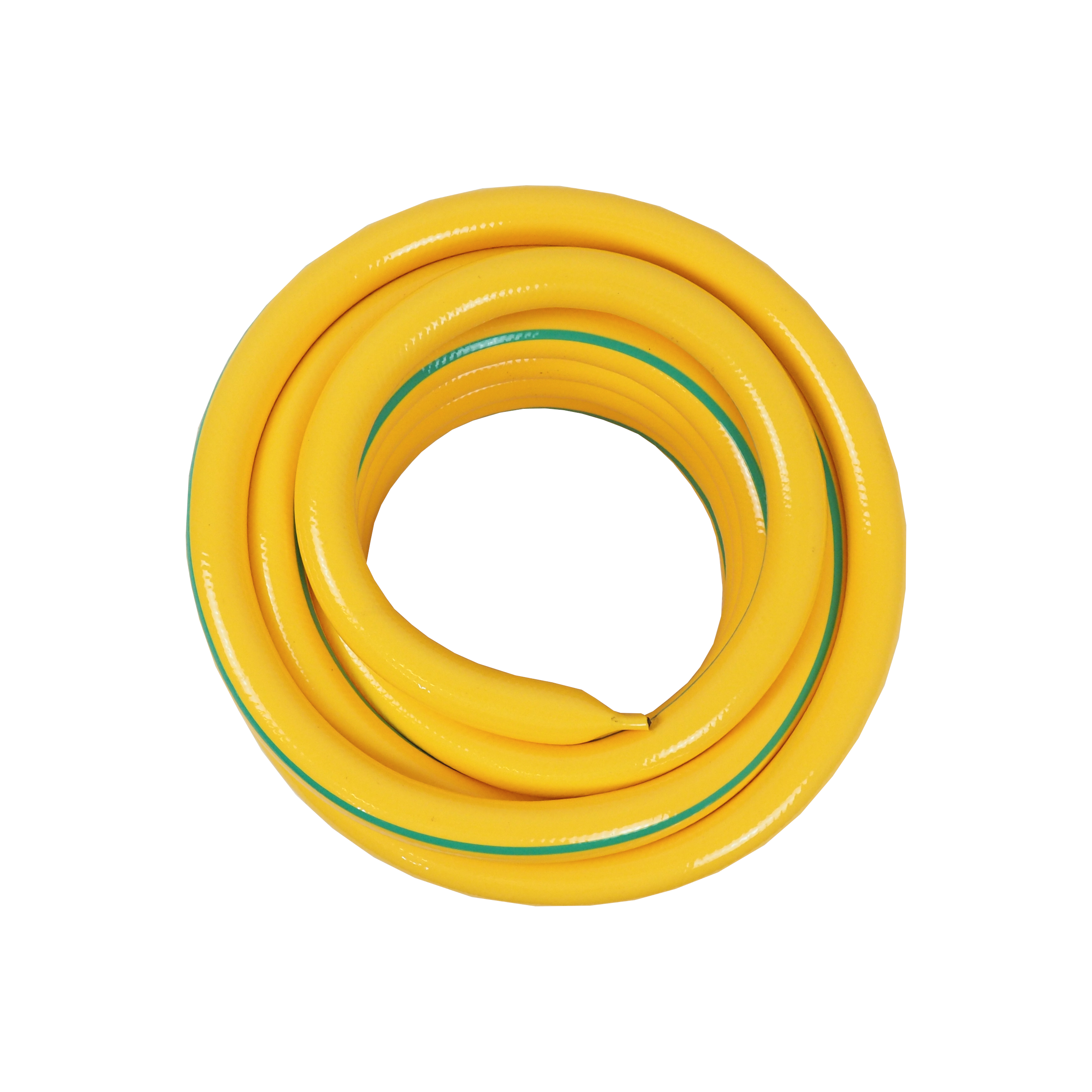 TOPTRADE zahradní hadice 1" (25 mm), 50 m – žluto-zelená, neprůhledná, PES výztuž
