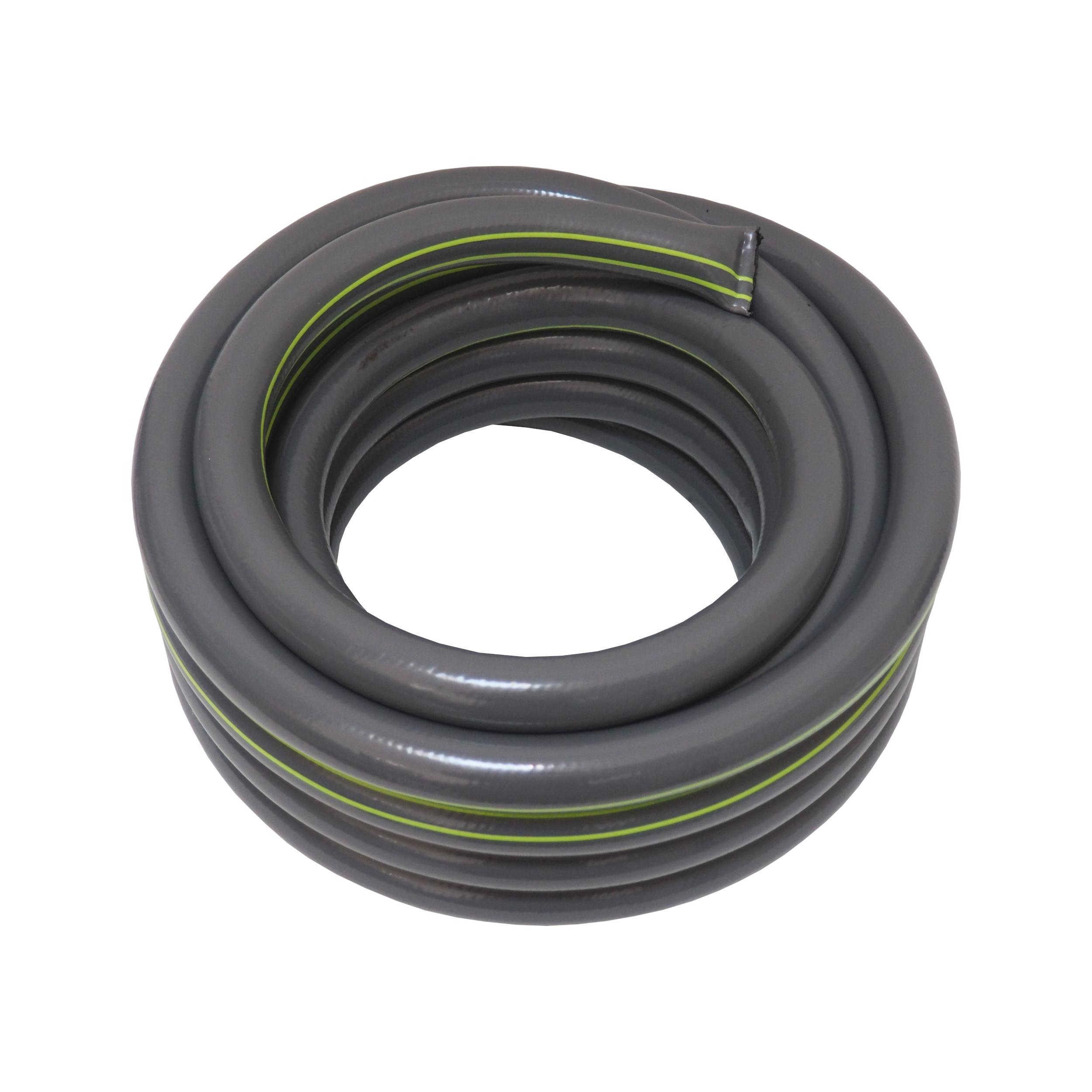 TOPTRADE zahradní hadice 3/4" 15 m – profi, šedo‑zelená, neprůhledná