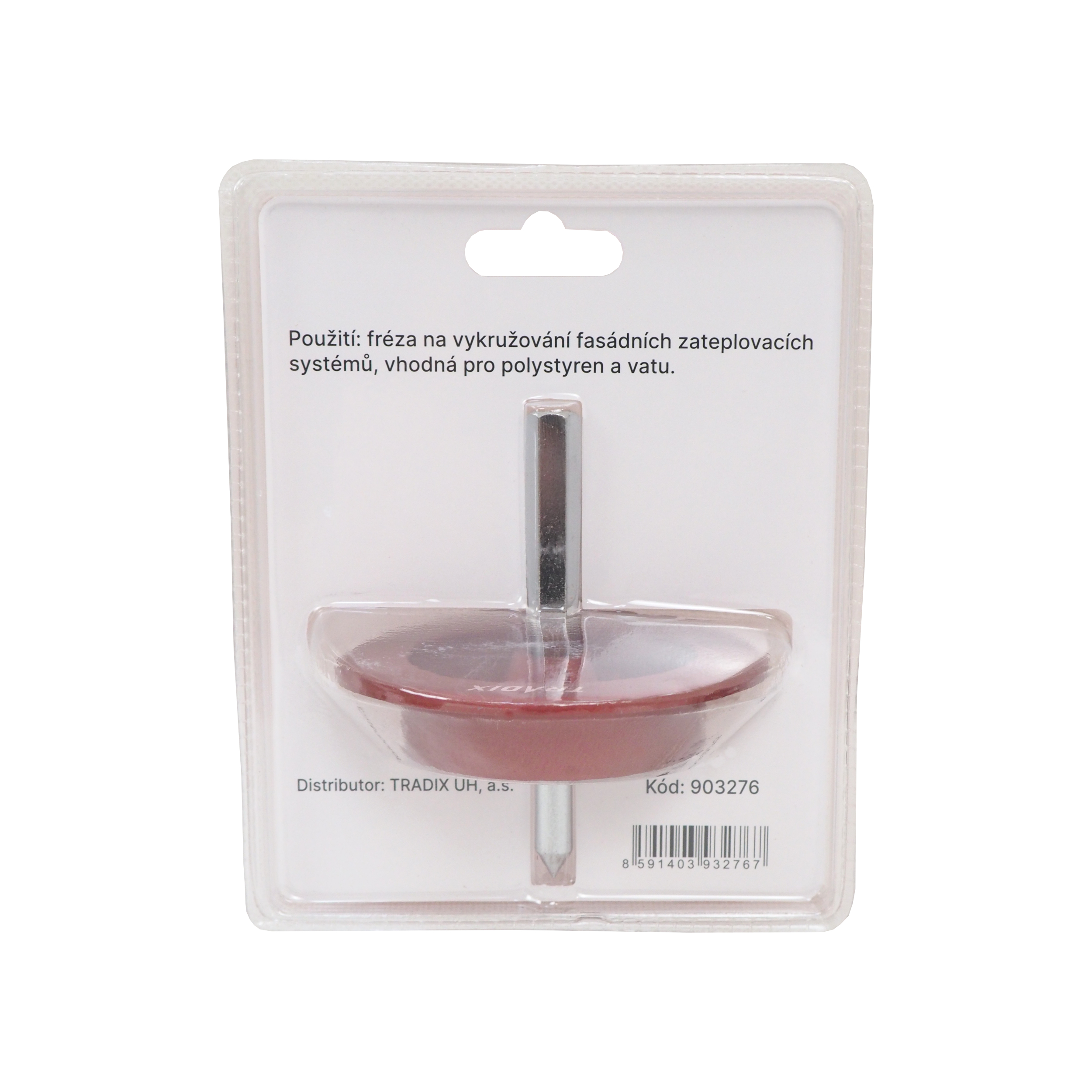 TRADIX fréza ALU Ø65 mm na polystyren a vatu