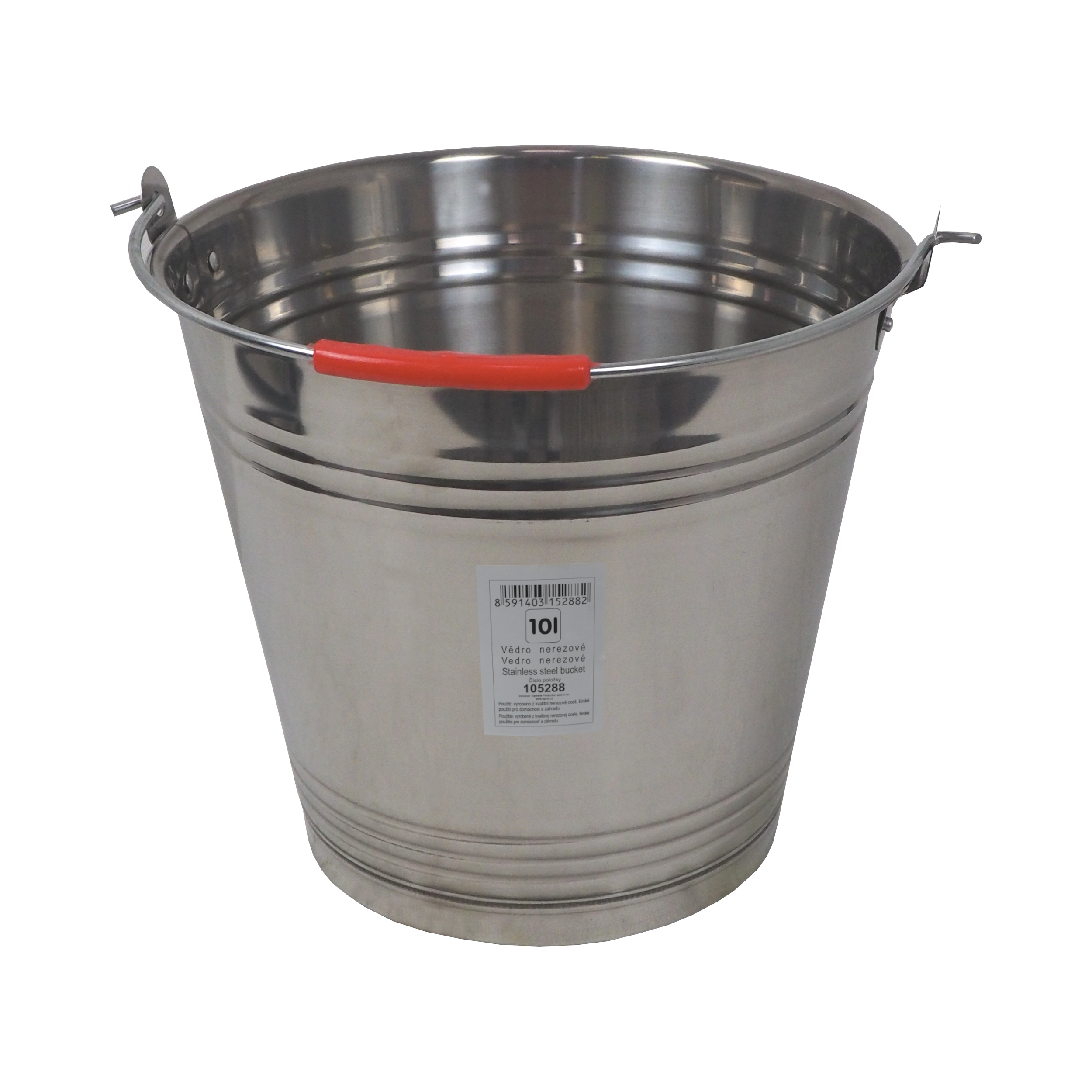 TOPTRADE nerezové vědro 10 l – kód 105288