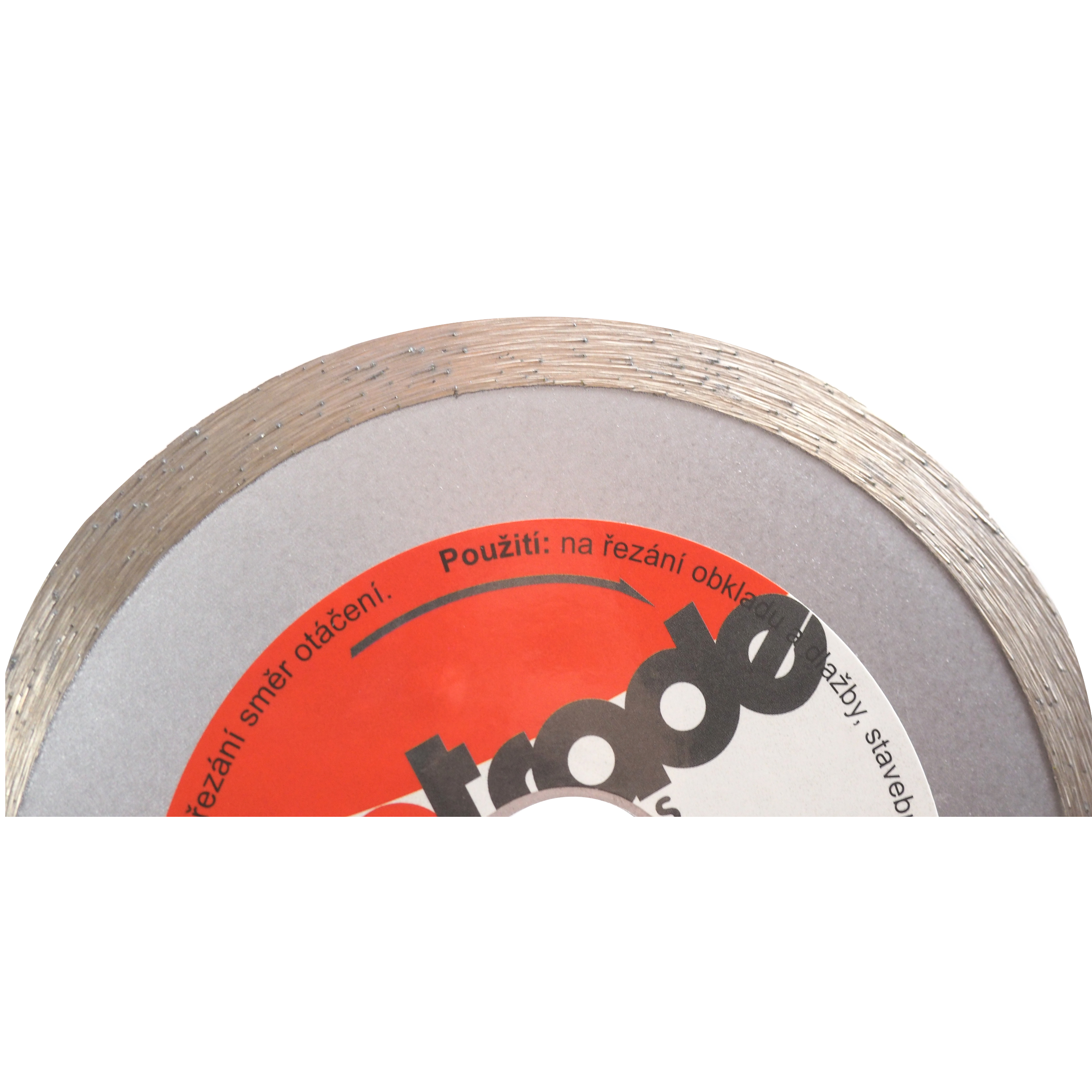 TOPTRADE kotouč diamantový, celoobvodový 115 × 22,2 × 7 mm – standard