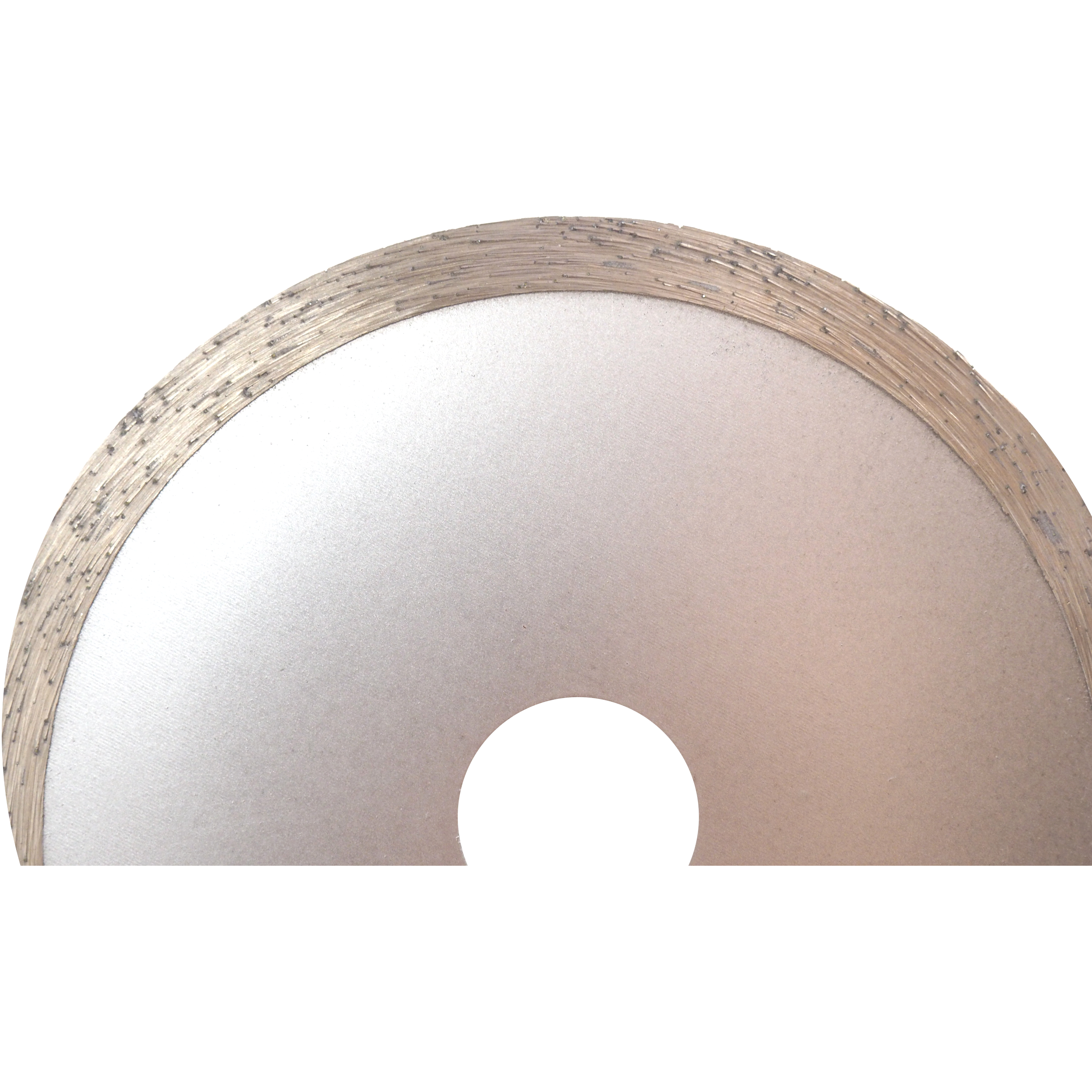 TOPTRADE diamantový kotouč 125 mm – celoobvodový, otvor 22,2 mm (standard)