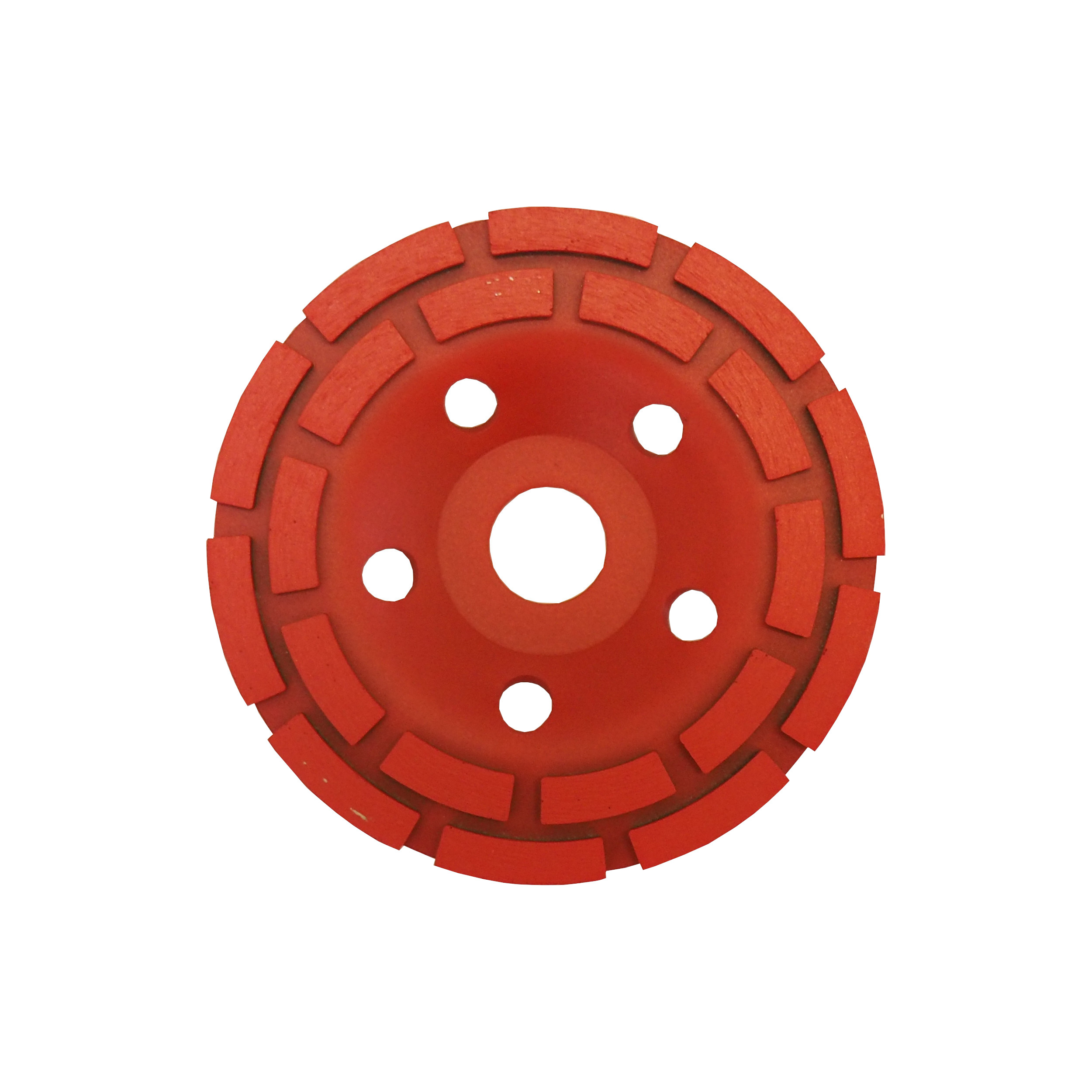 TOPTRADE diamantový brusný kotouč, dvouřadý 115 mm (otvor 22,23 mm)
