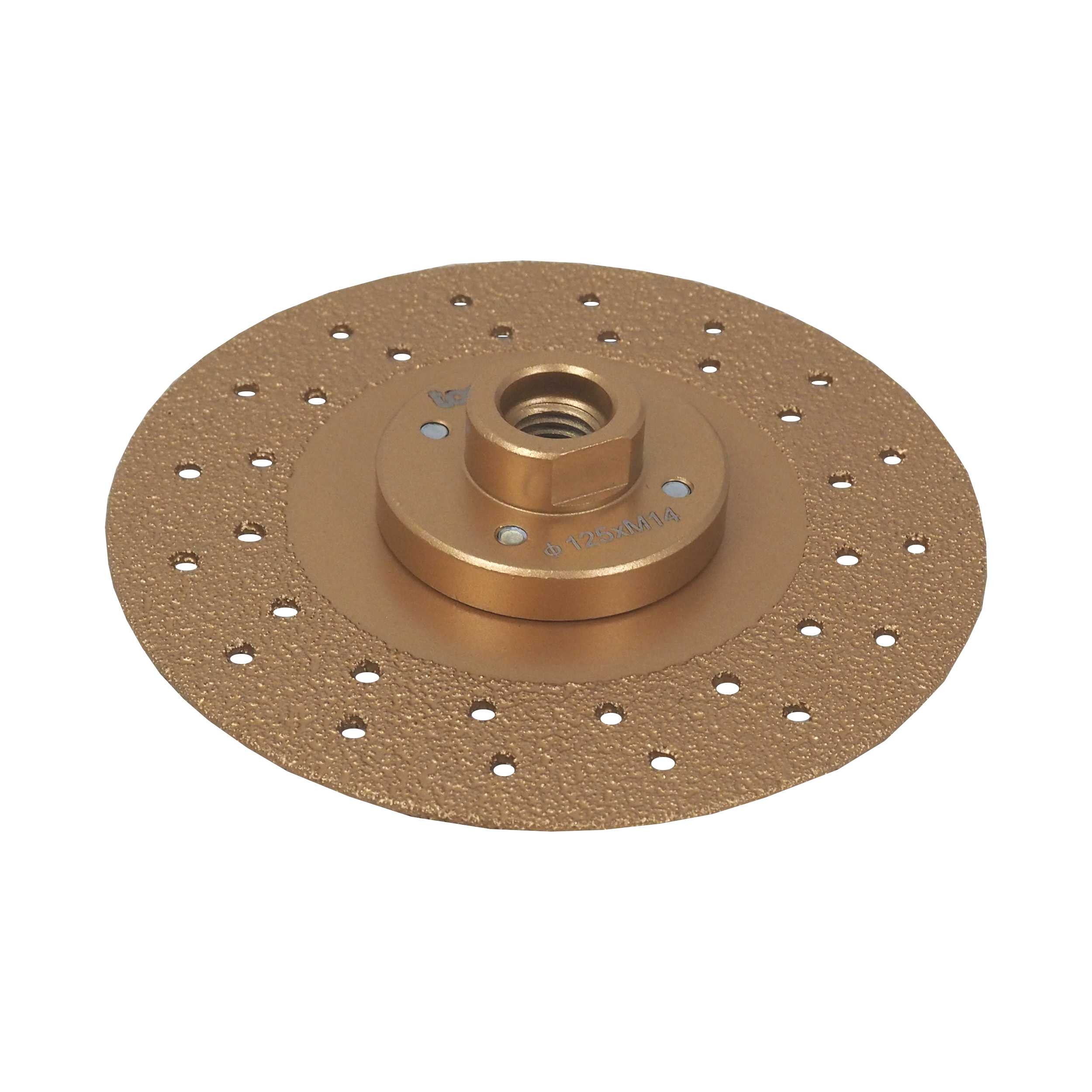 TOPTRADE diamantový kotouč 125 mm M14 – řezný a brusný