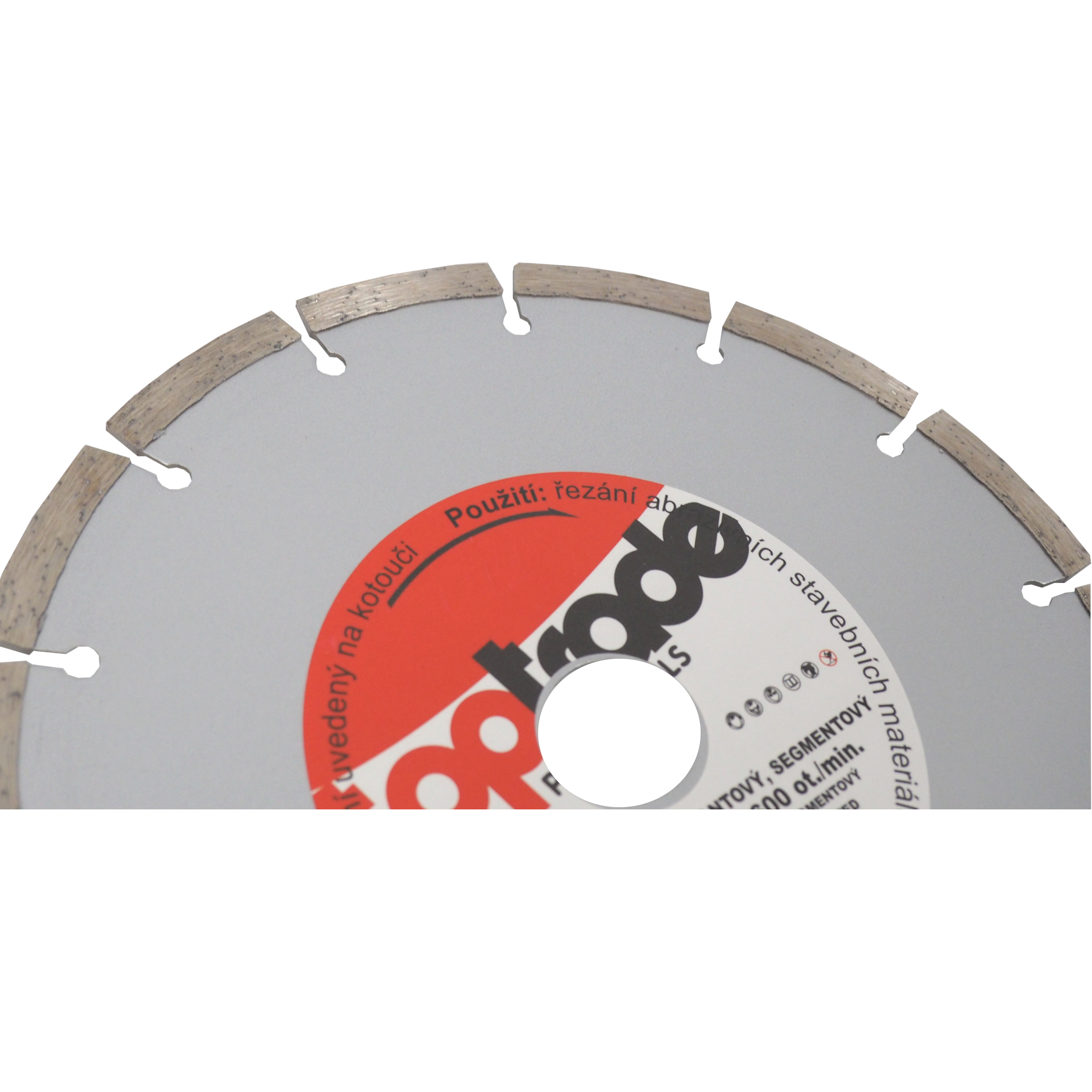 TOPTRADE diamantový kotouč segmentový 115 × 22,2 × 7 mm (hobby)