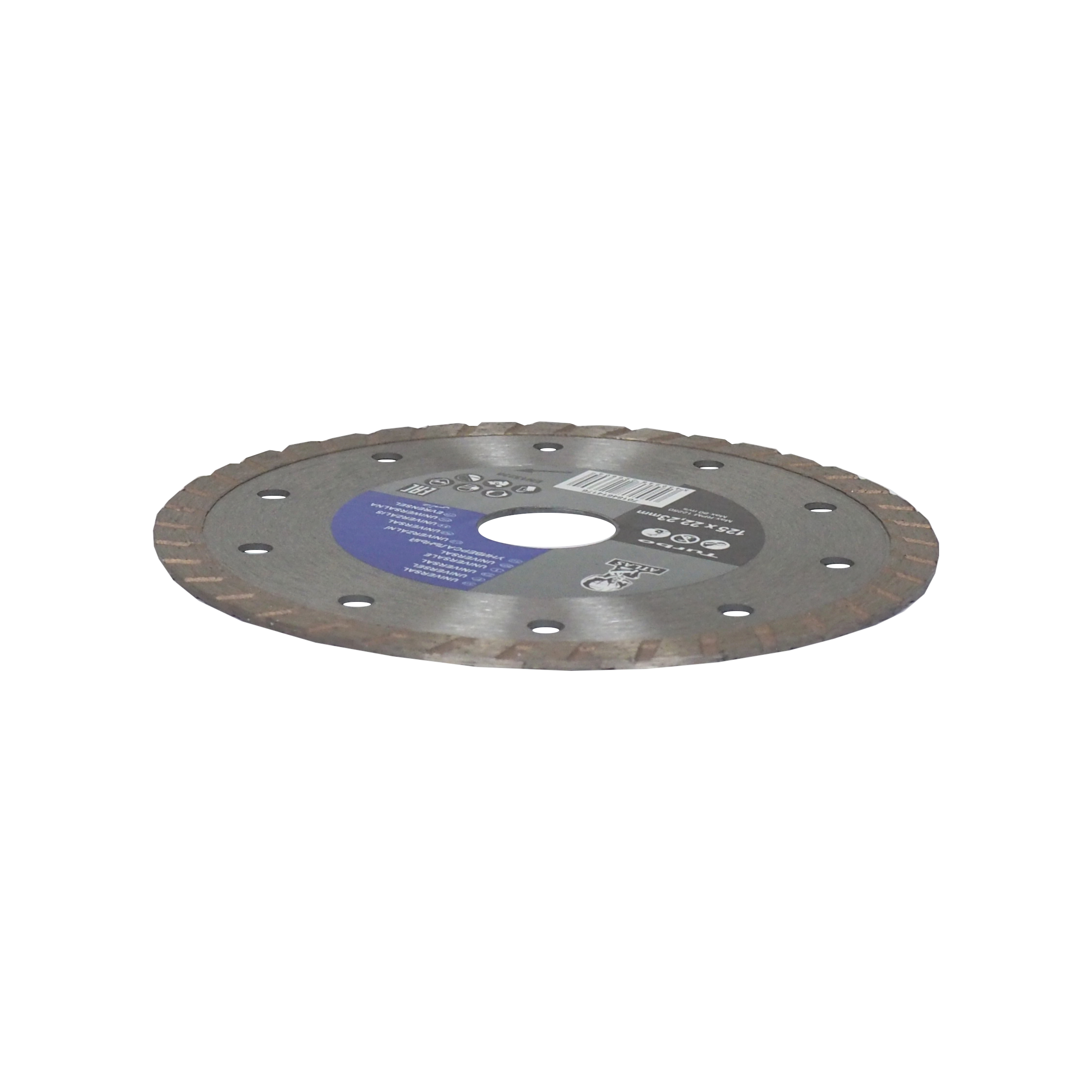 Diamantový kotouč Atlas Turbo 115 × 22,23 × 2,6 mm