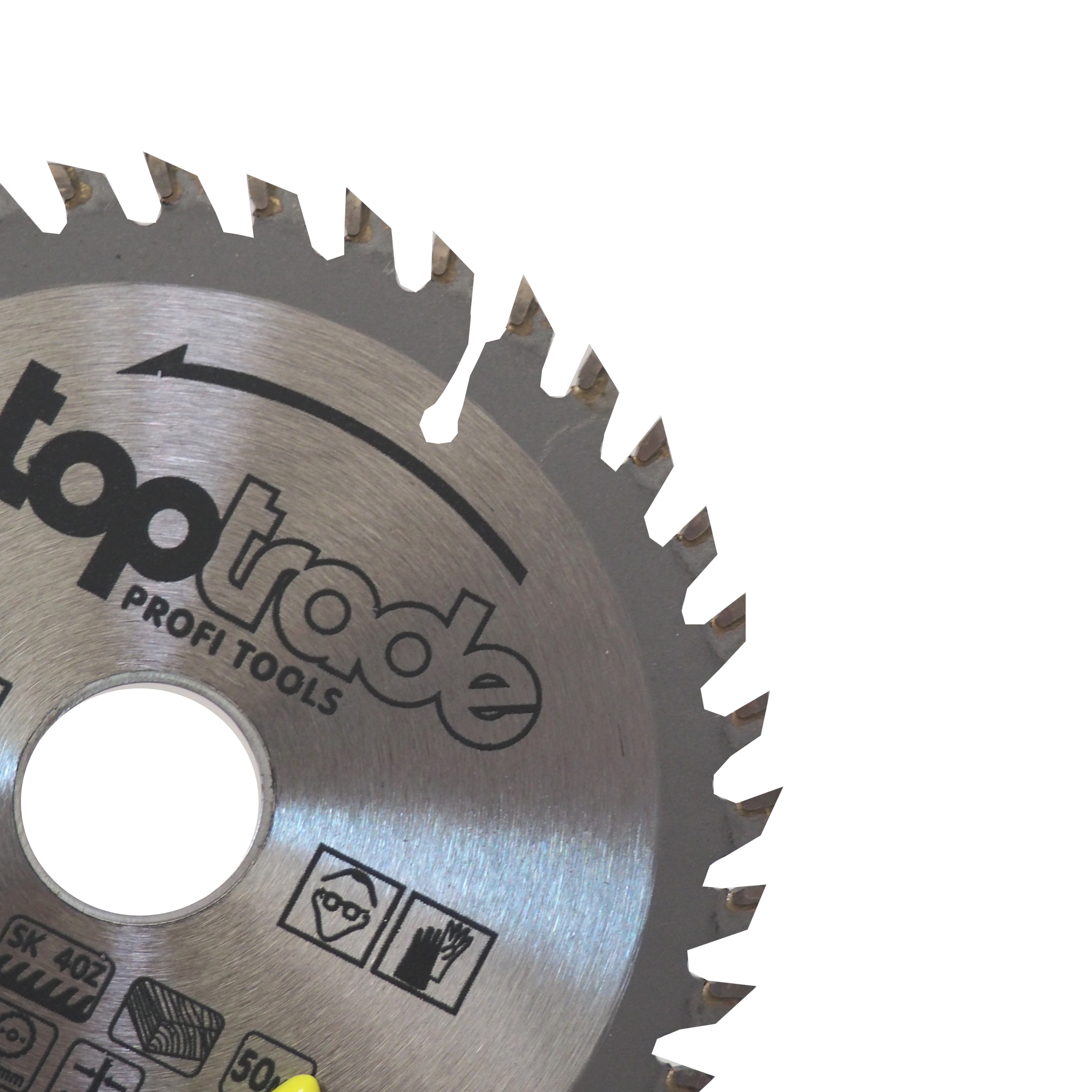 TOPTRADE pilový kotouč na dřevo 180 × 2,2 × 20/16 mm, 48 zubů, SK plátky