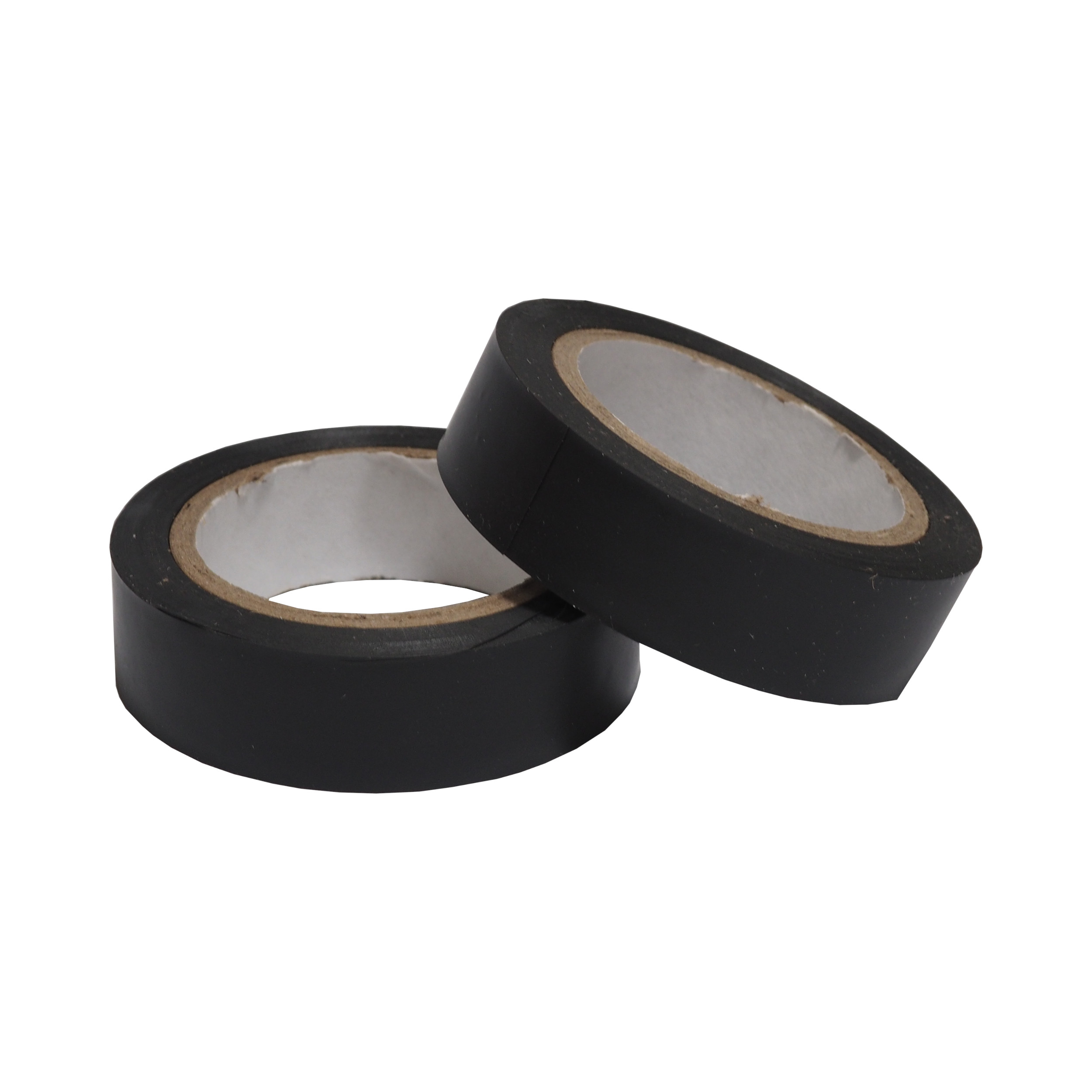 TOPTRADE elektroizolační PVC páska, černá, 15 mm × 0,15 mm × 10 m, 2 ks