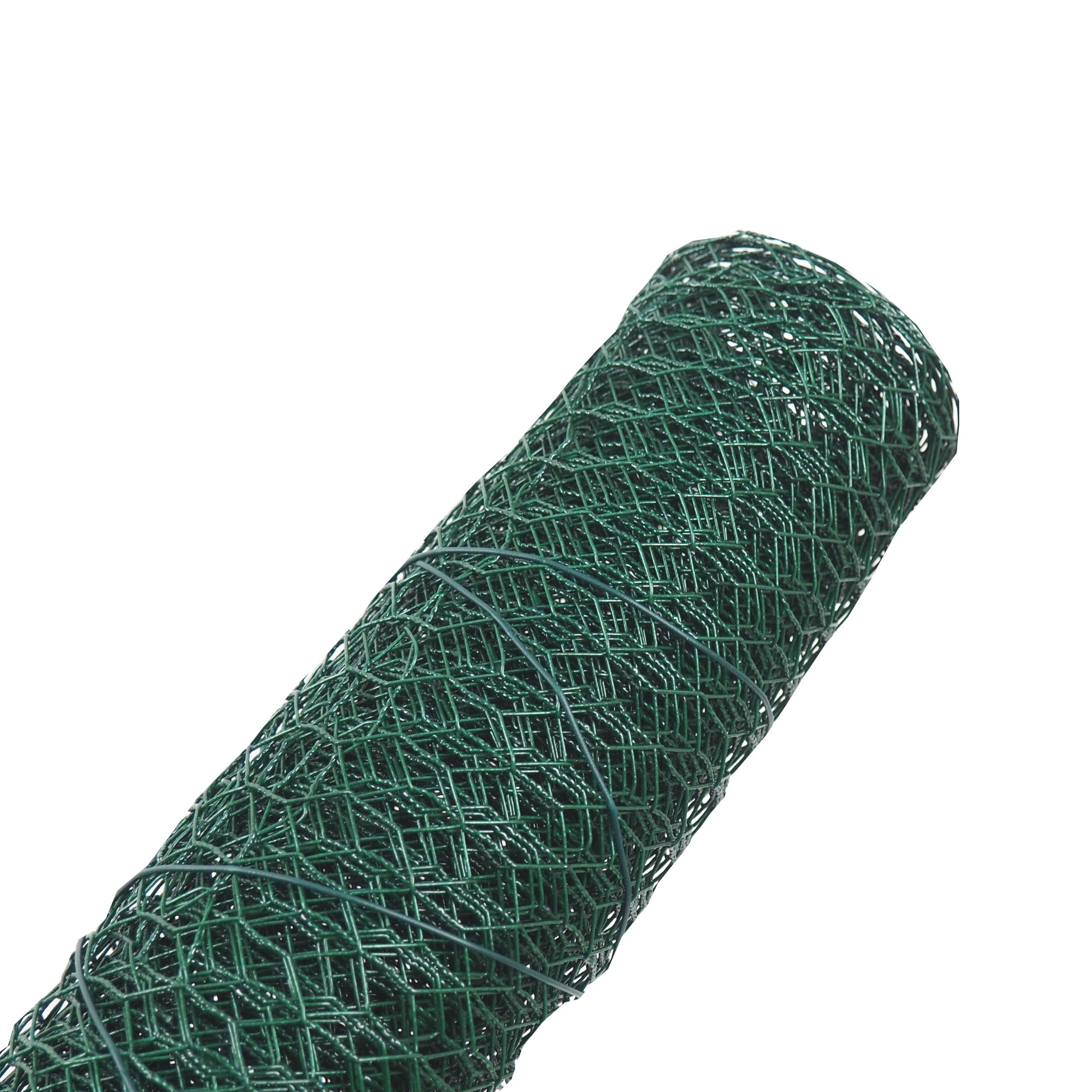 TOPTRADE králičí pletivo, poplastované, zelené – oka 13 mm, drát 0,9 mm, 50 cm × 25 m