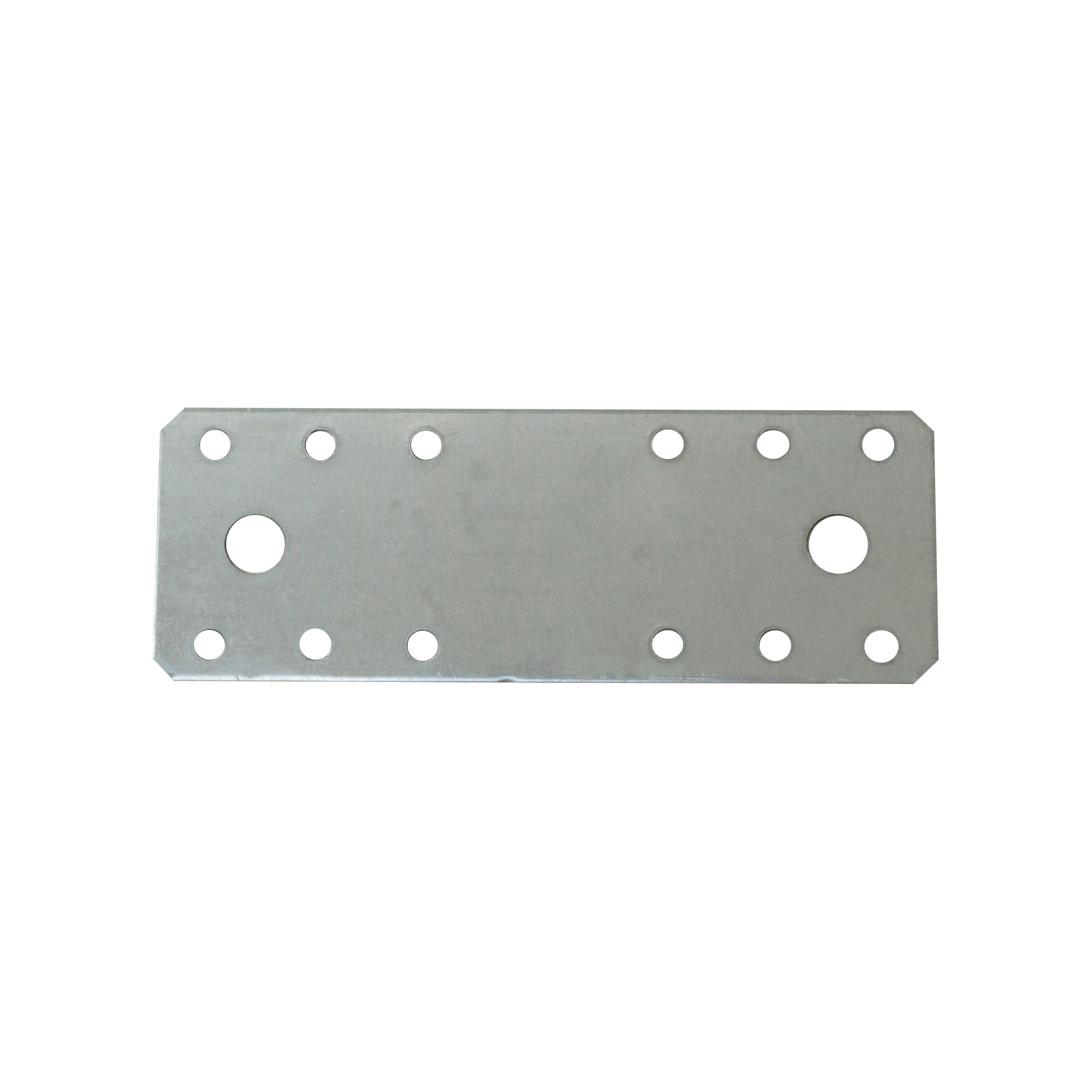 TOPTRADE spojovací deska plochá 155×55×2 mm, pozink (bez prolisu)