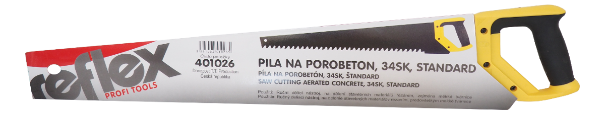 TOPTRADE pila na pórobeton, 34 SK břitů, plastová rukojeť