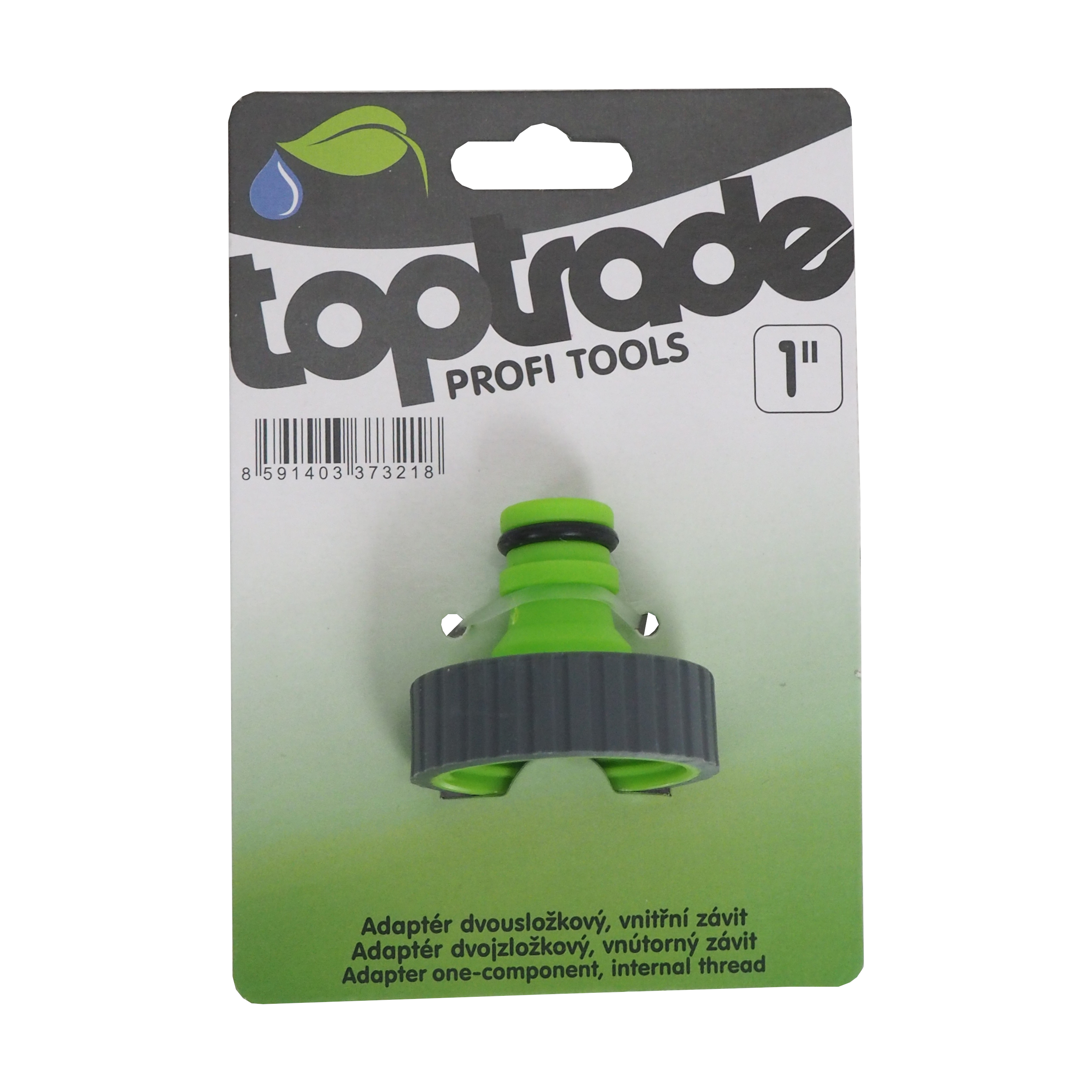 TOPTRADE adaptér dvousložkový, vnitřní závit 1"