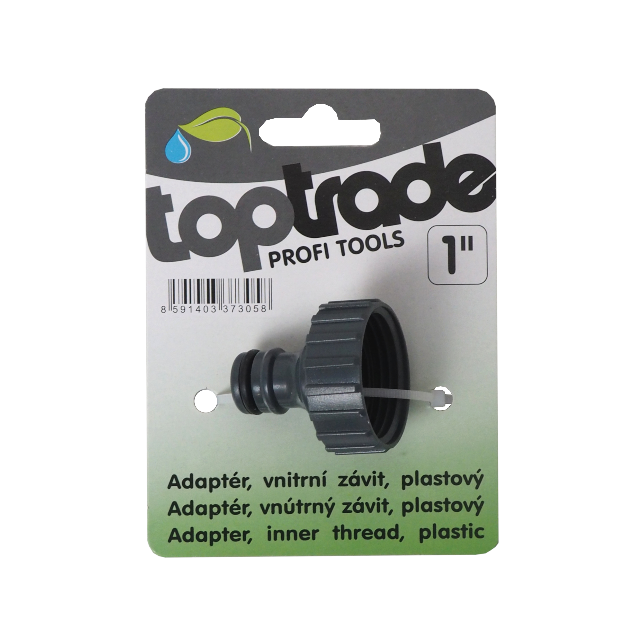 TOPTRADE adaptér s vnitřním závitem 1″