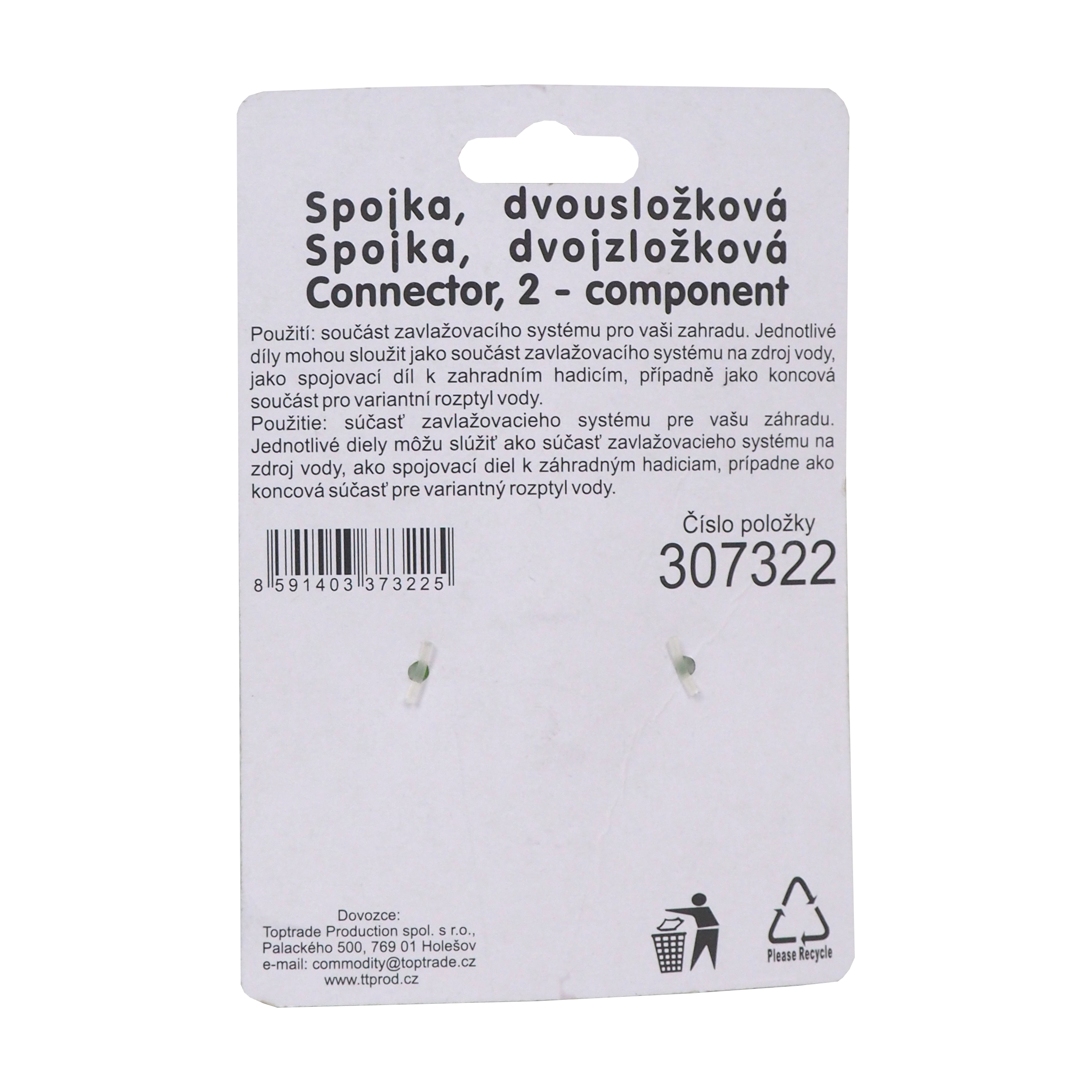 TOPTRADE spojka dvousložková