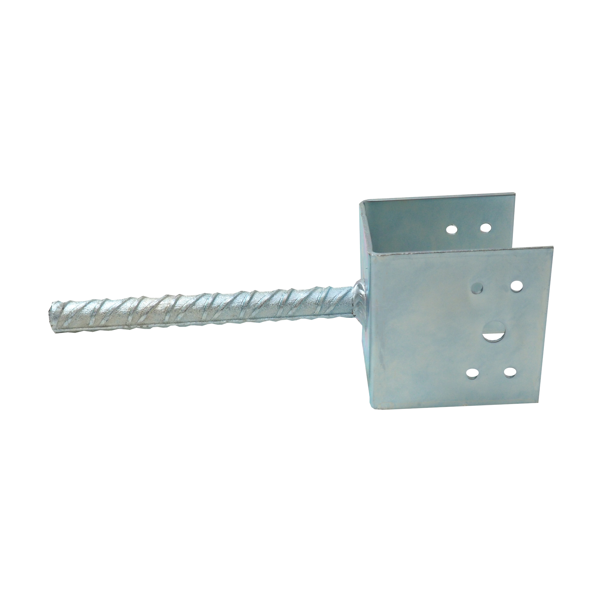 TOPTRADE kotevní patka U do betonu 120 × 90 mm, pozink, 3 mm