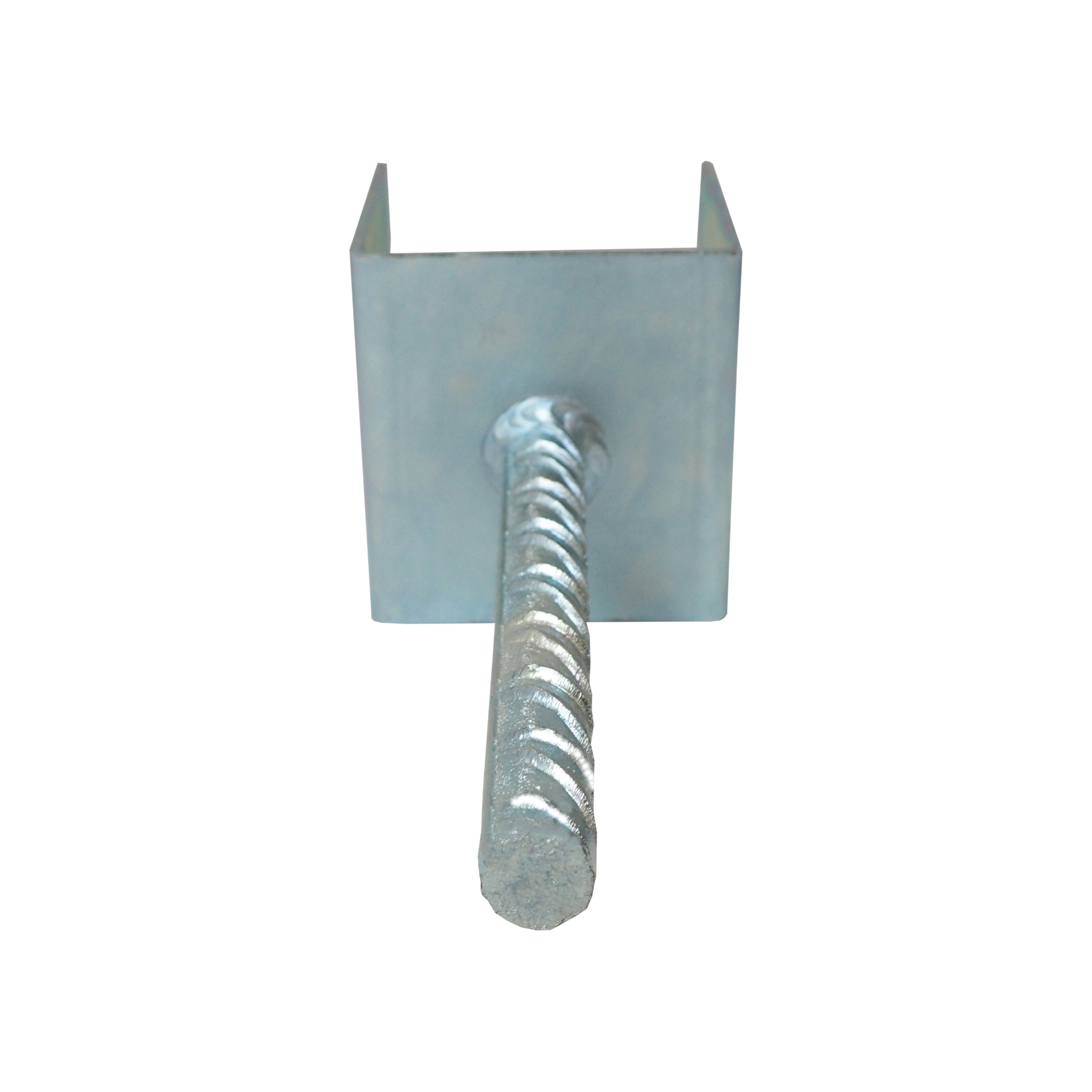 TOPTRADE kotevní patka U do betonu 120 × 90 mm, pozink, 3 mm