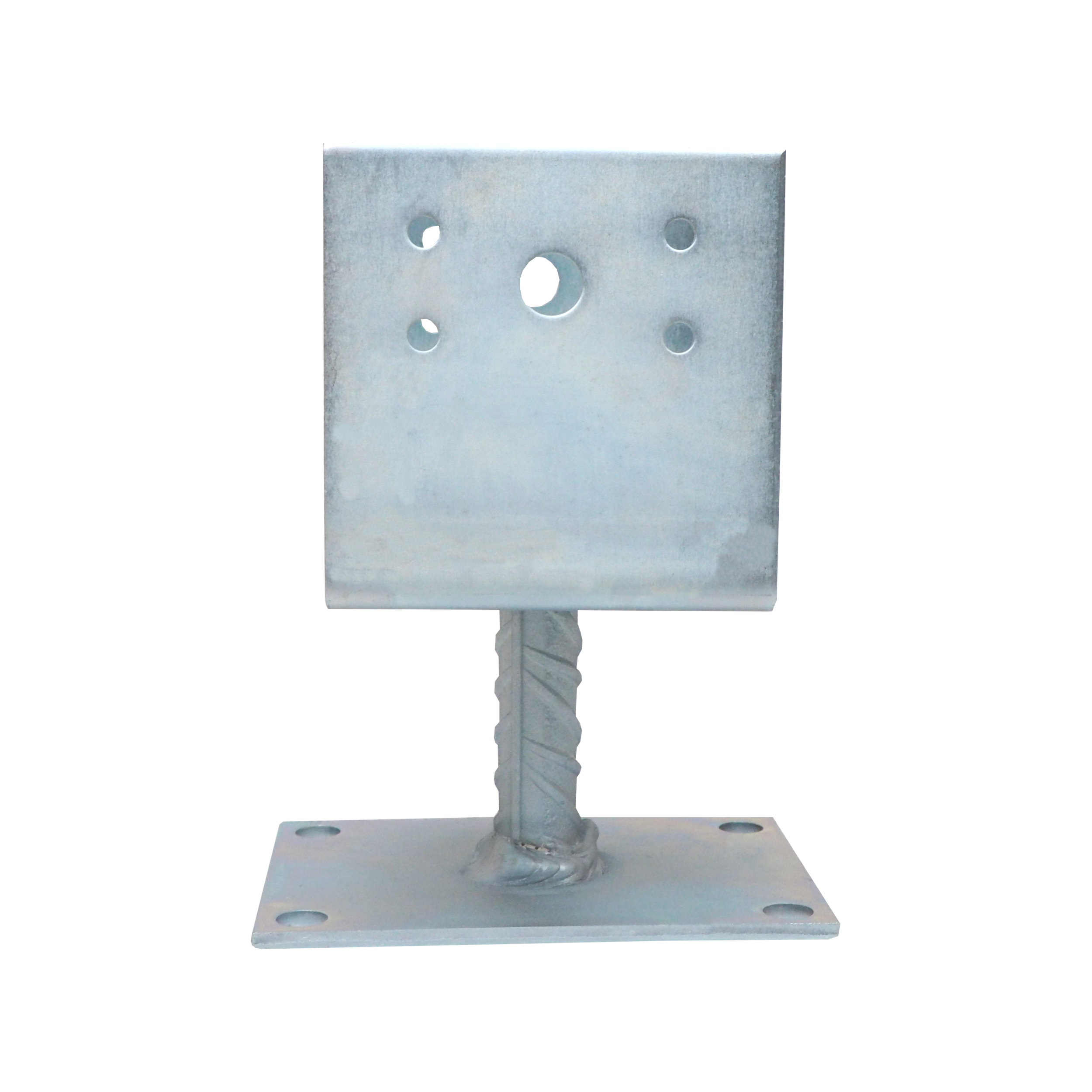 TOPTRADE kotevní patka U 120×90 mm na šrouby – pozink 3 mm