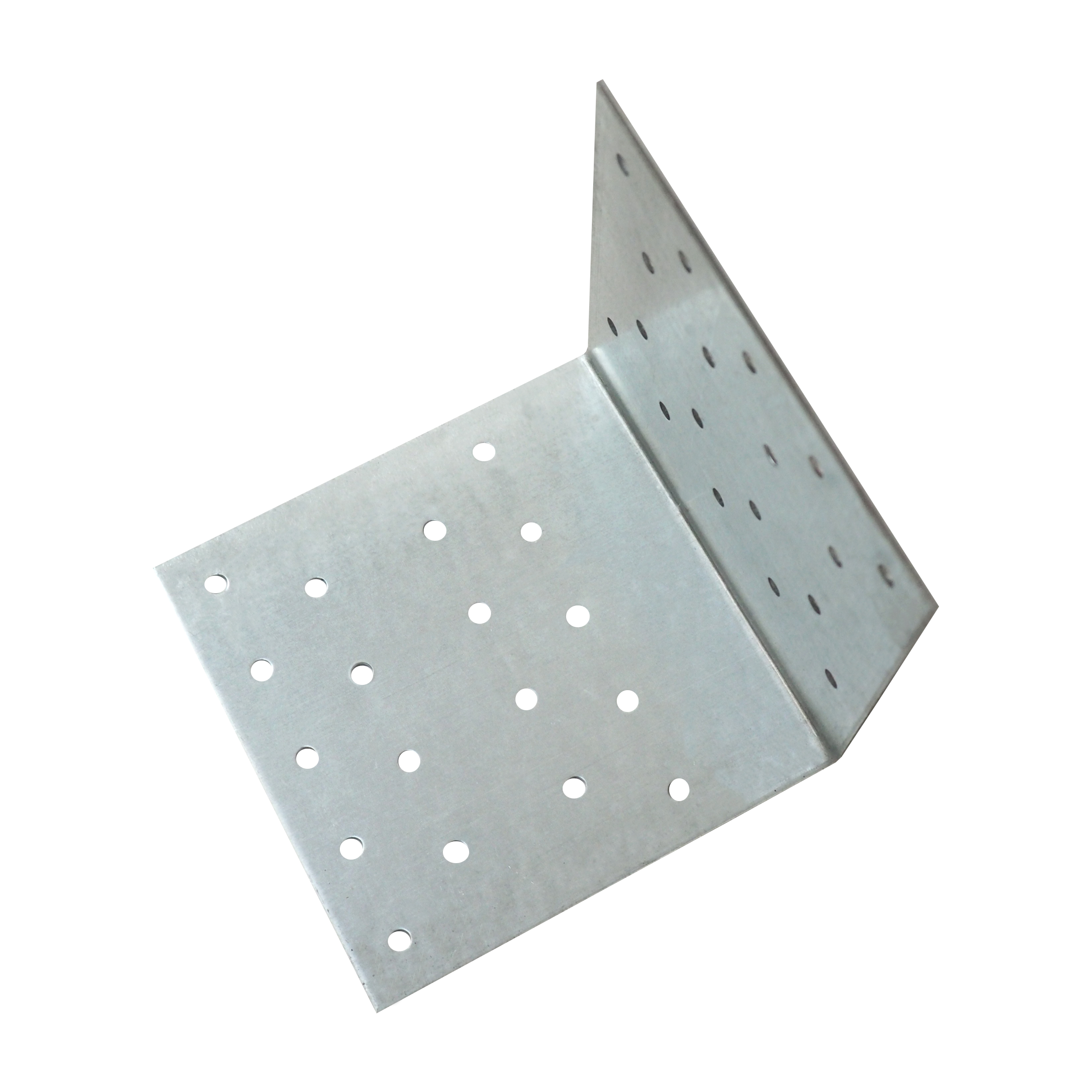 TOPTRADE spojovací úhelník 90° 100×100×100×2 mm, bez prolisu, pozink