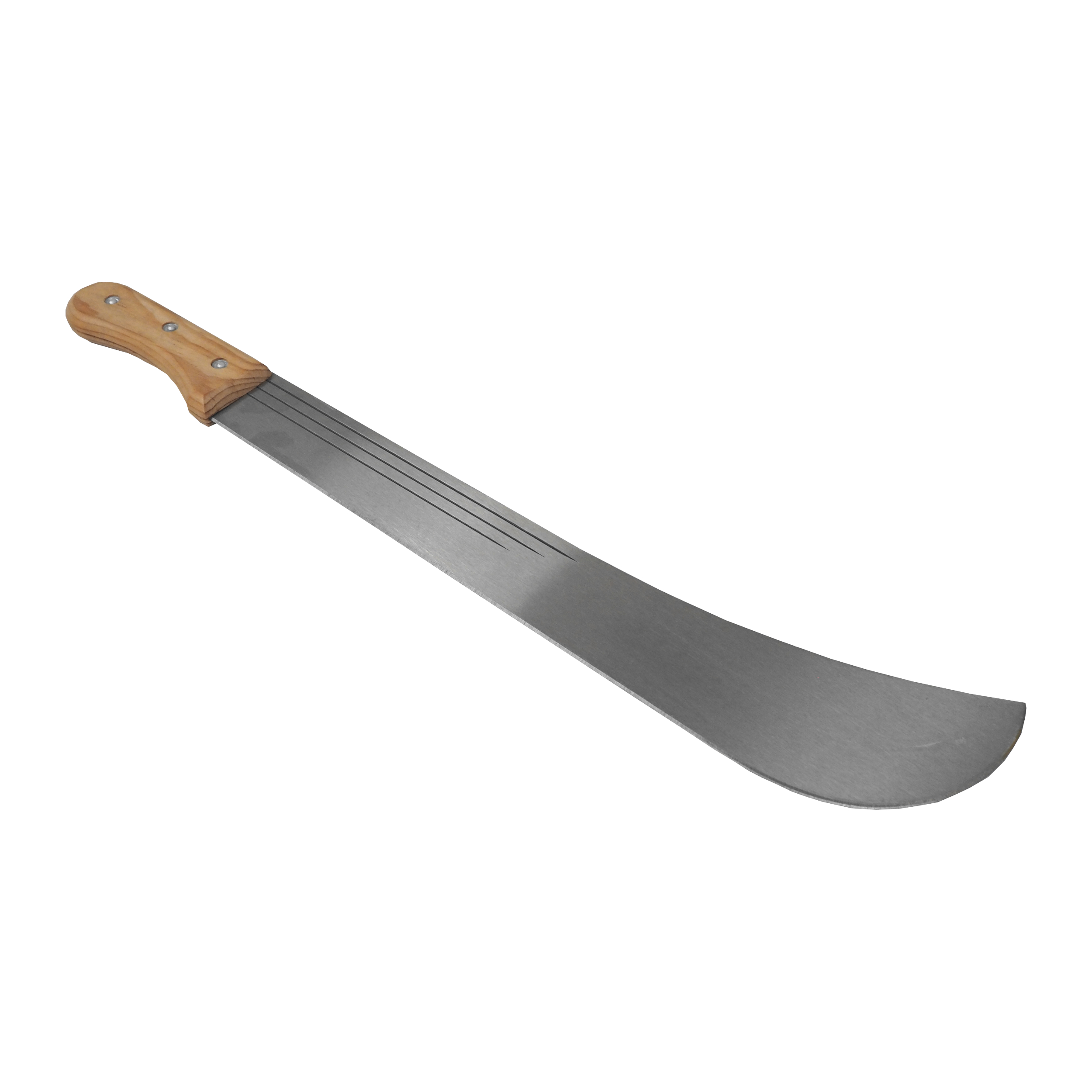 TOPTRADE mačeta ocelová s dřevěnou rukojetí, čepel 20" (700 mm)