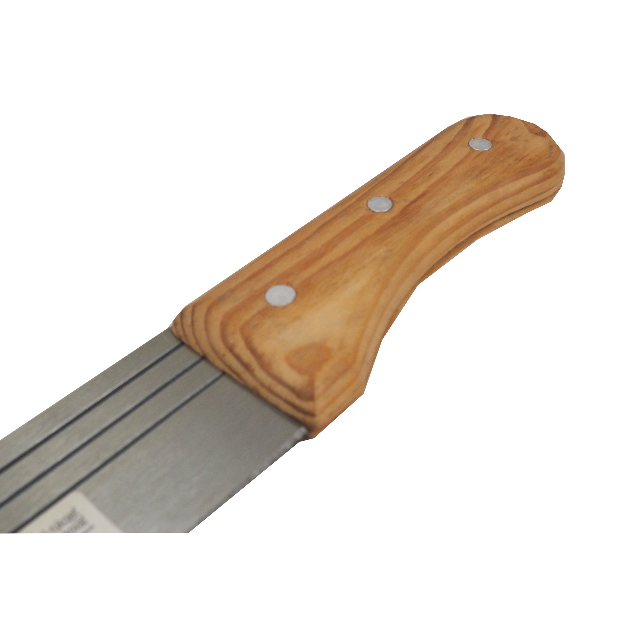 TOPTRADE mačeta ocelová s dřevěnou rukojetí, čepel 20" (700 mm)