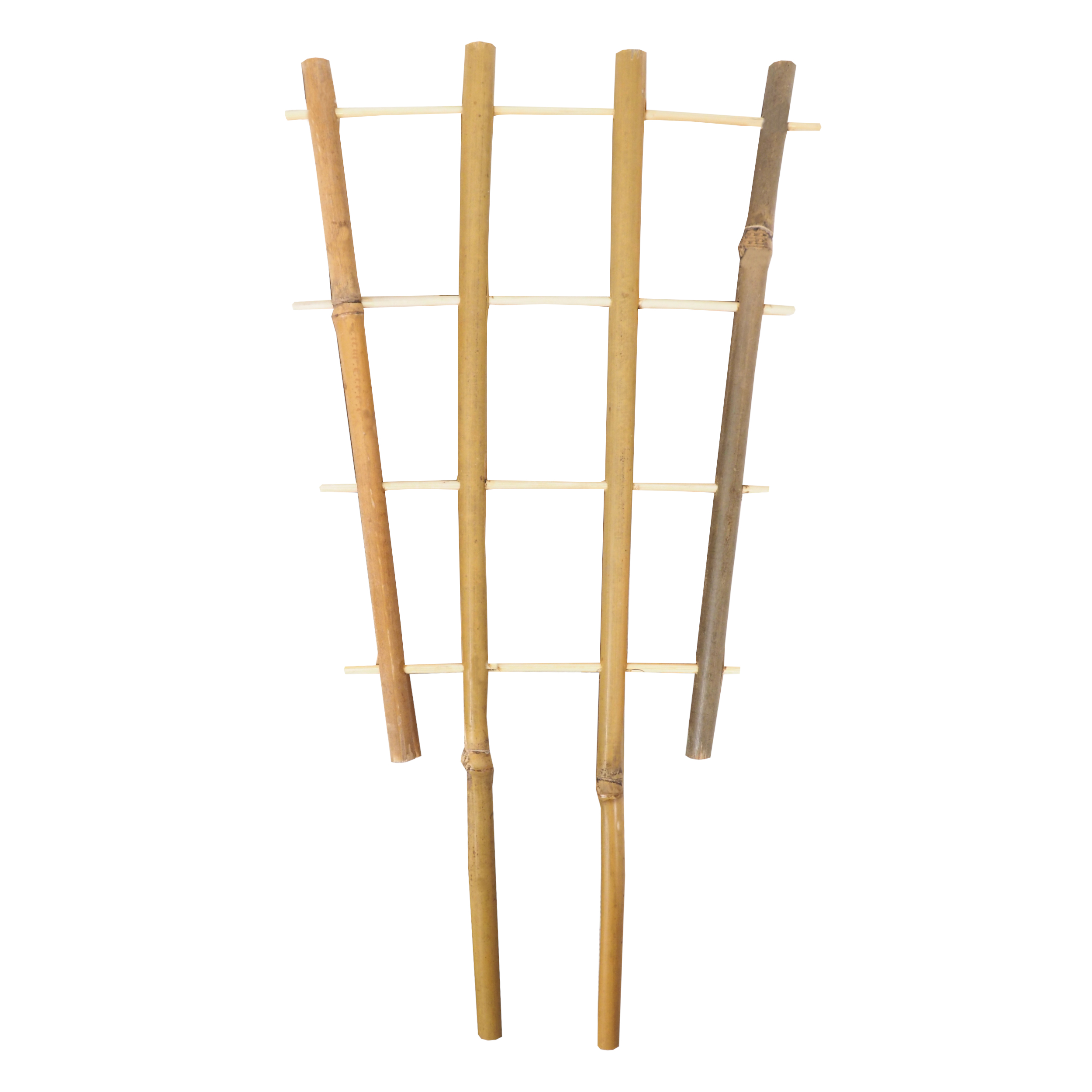 TOPTRADE bambusová mřížka na rostliny 45 × 23 cm – sada 3 ks