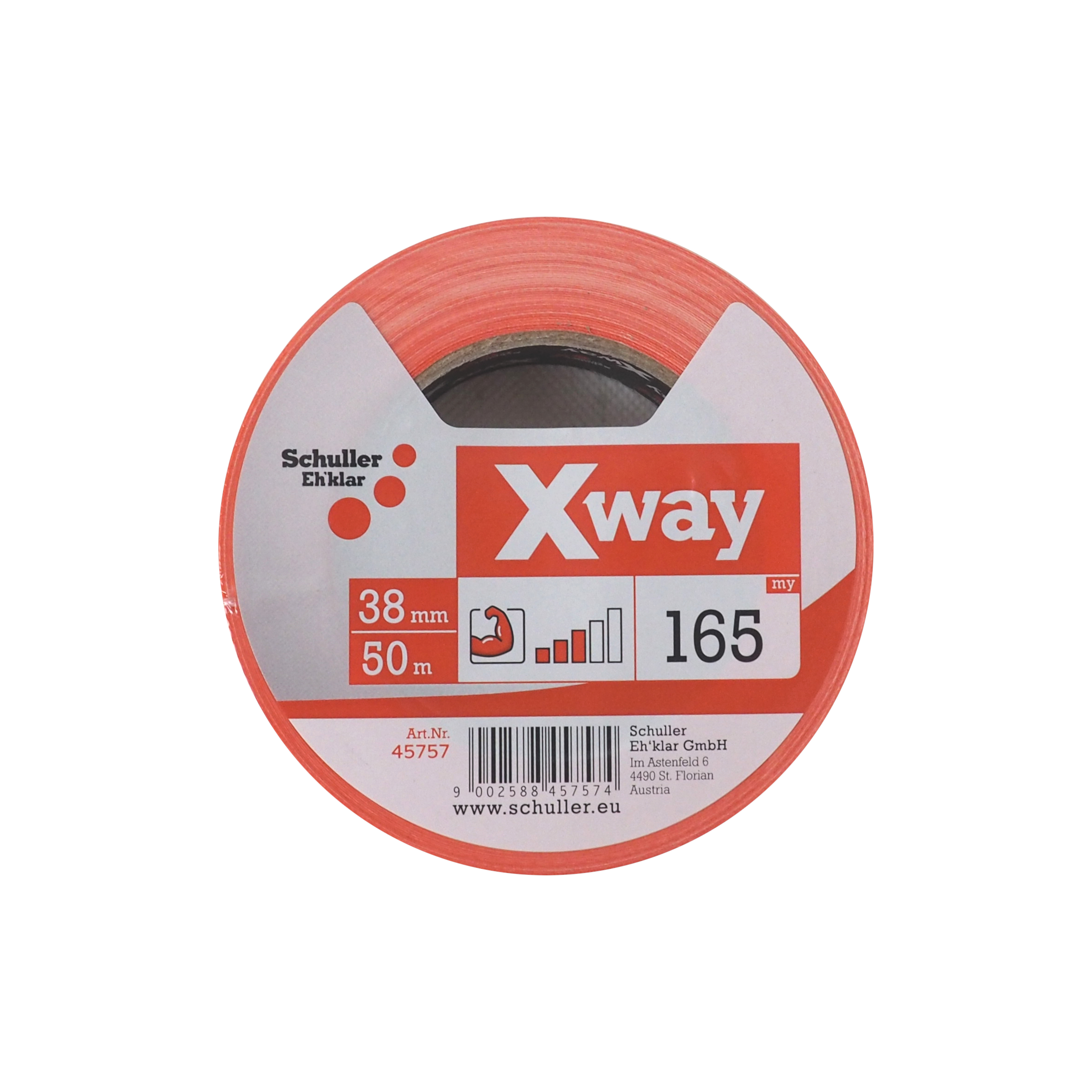 Stavební tkaninová páska X-WAY, oranžová 38 mm × 50 m