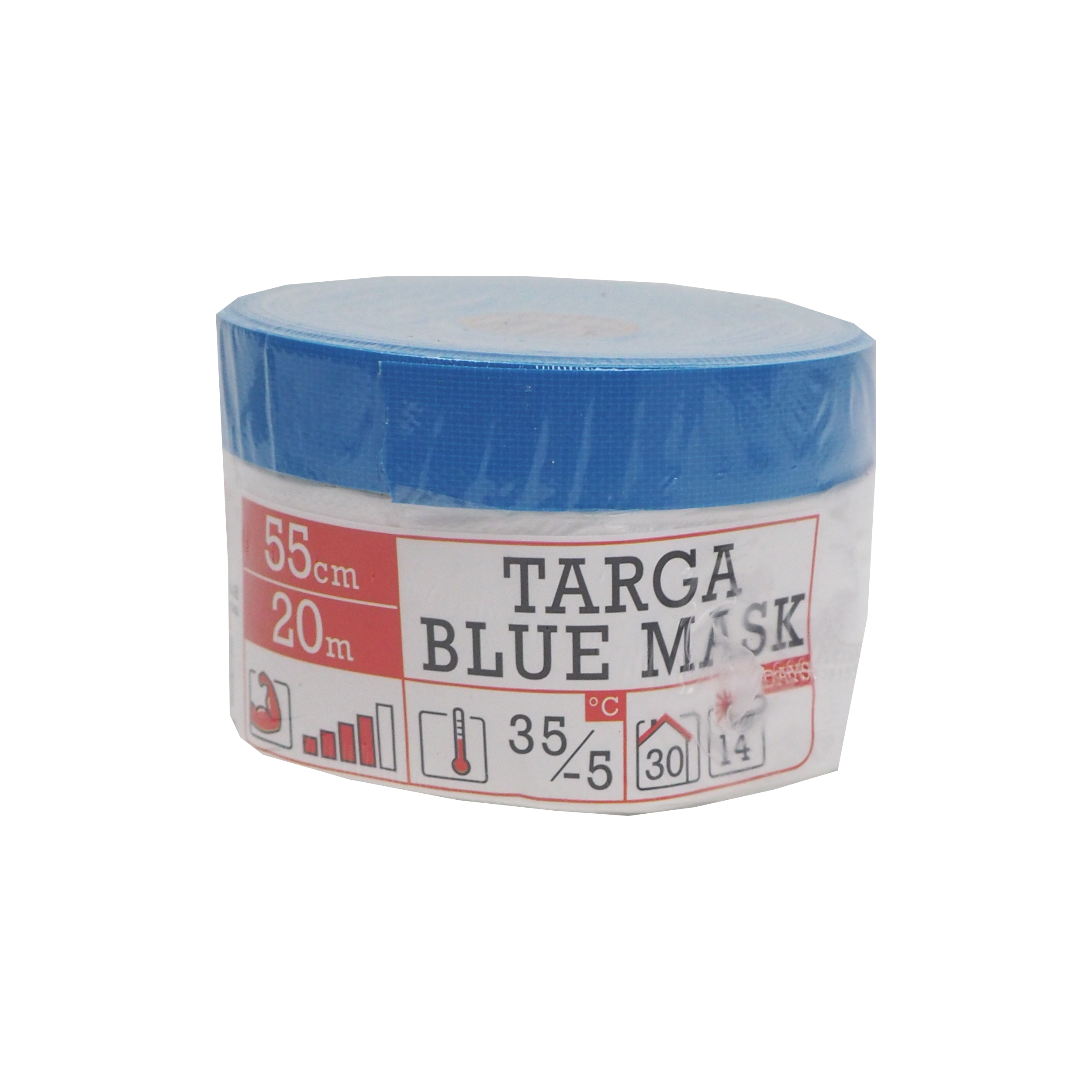 Targa Blue Mask – maskovací páska s elektrostatickou fólií 55 cm × 20 m