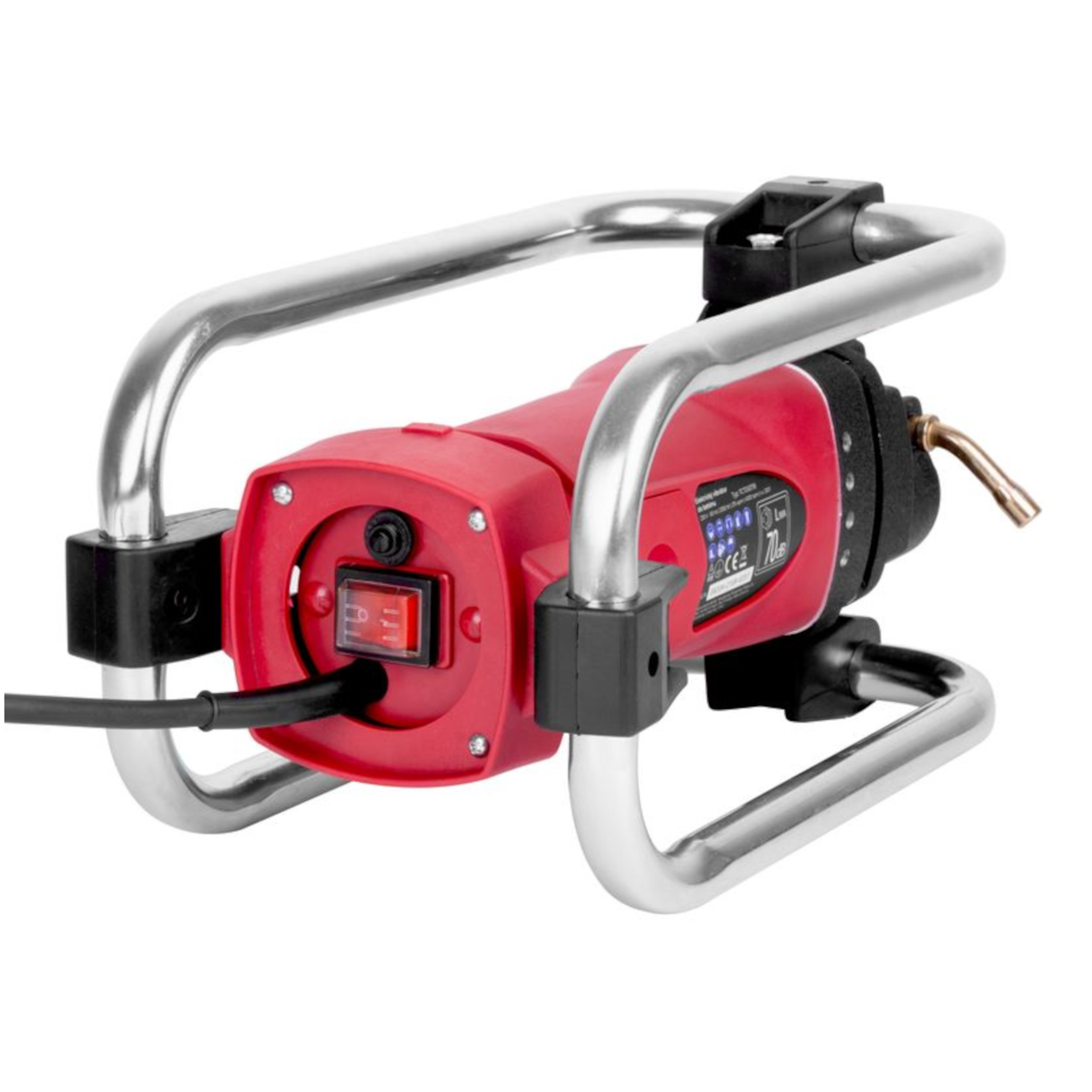 Vibrátor do betonu 2300 W, 230 V – hadice 4 m, hlava Ø 35 × 450 mm