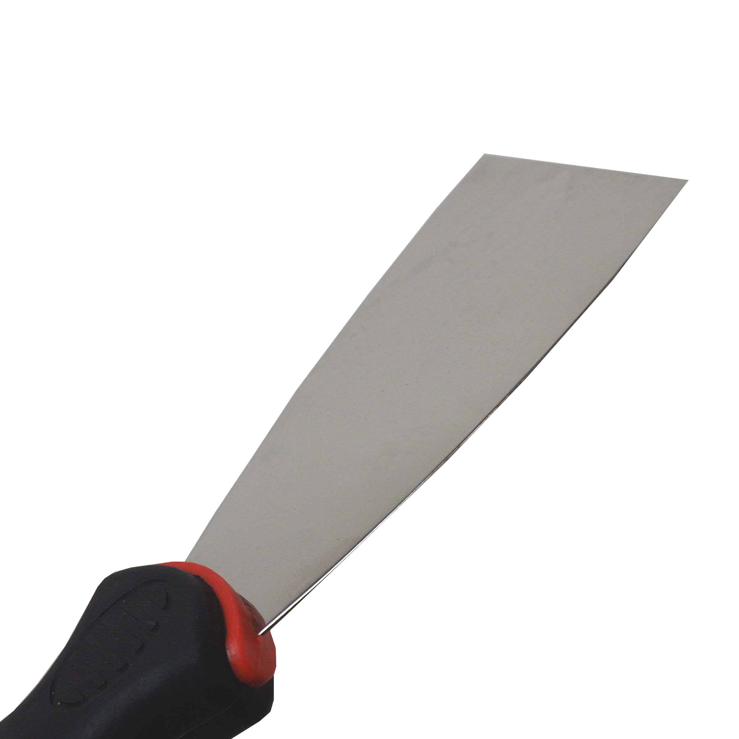 TOPTRADE špachtle nerezová s gumovou ergonomickou rukojetí 50 mm