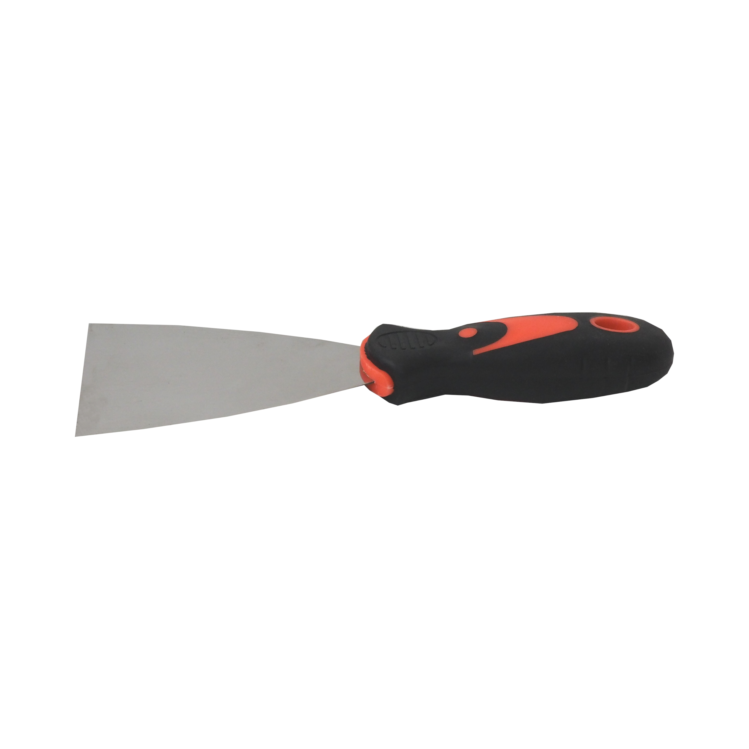 TOPTRADE nerezová špachtle 75 mm s ergonomickou gumovou rukojetí