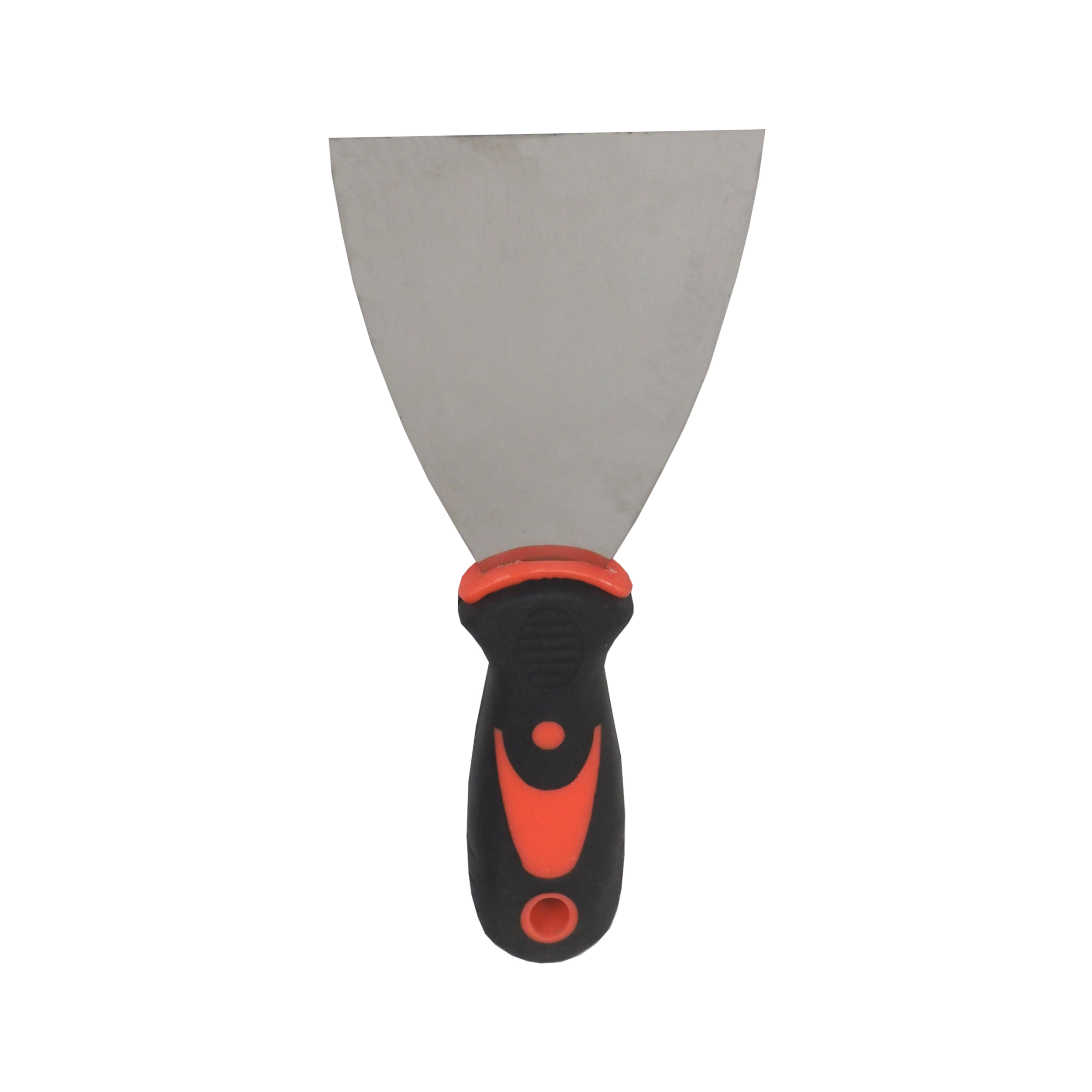 TOPTRADE nerezová špachtle 75 mm s ergonomickou gumovou rukojetí