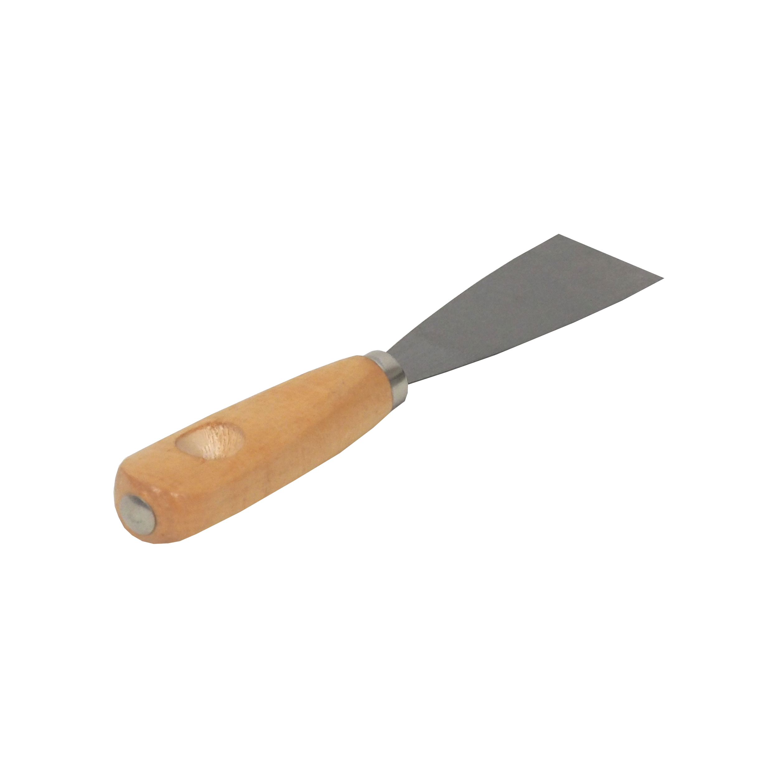 TOPTRADE špachtle ocelová 30 mm, dřevěná rukojeť, hobby