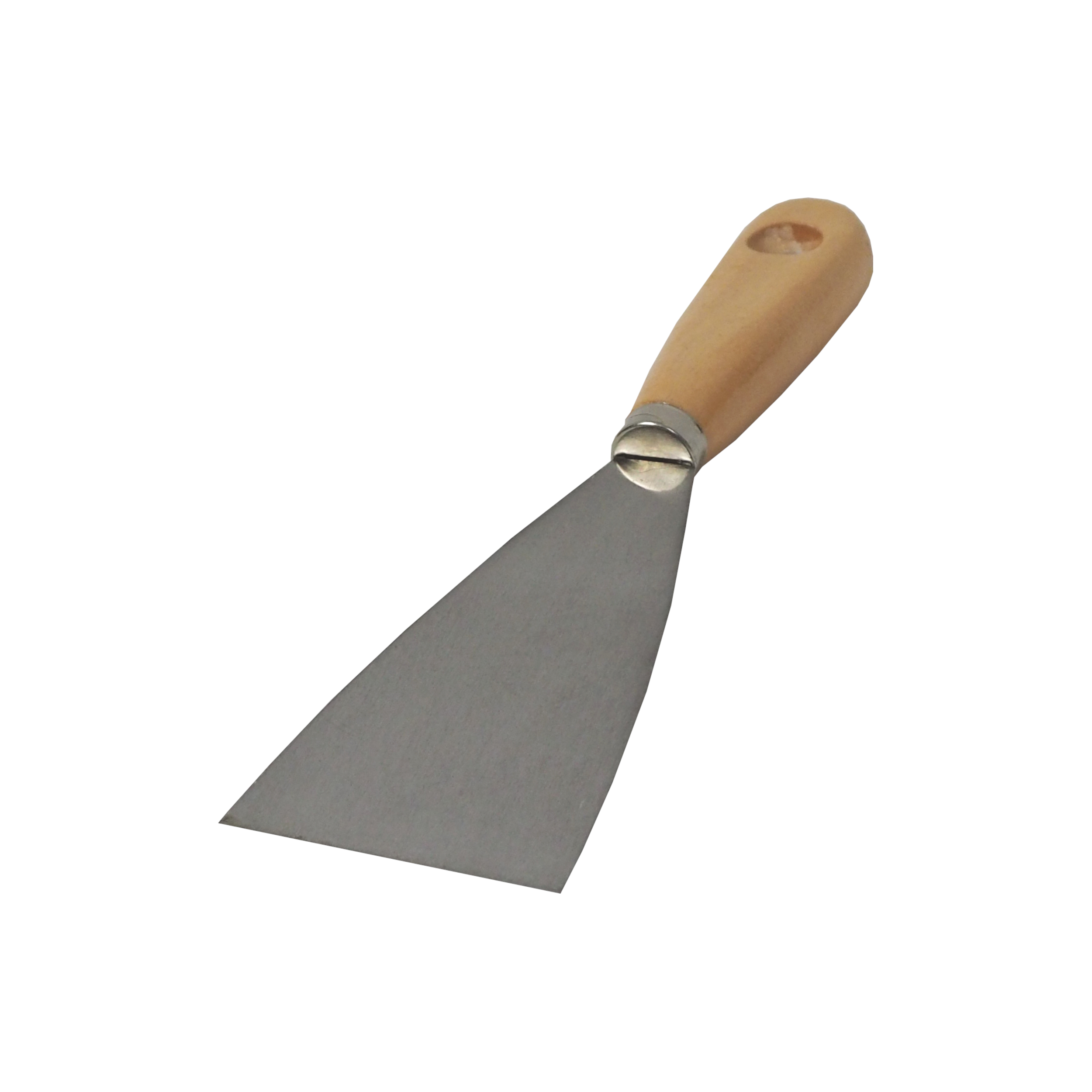 TOPTRADE špachtle ocelová 60 mm, dřevěná rukojeť (hobby)