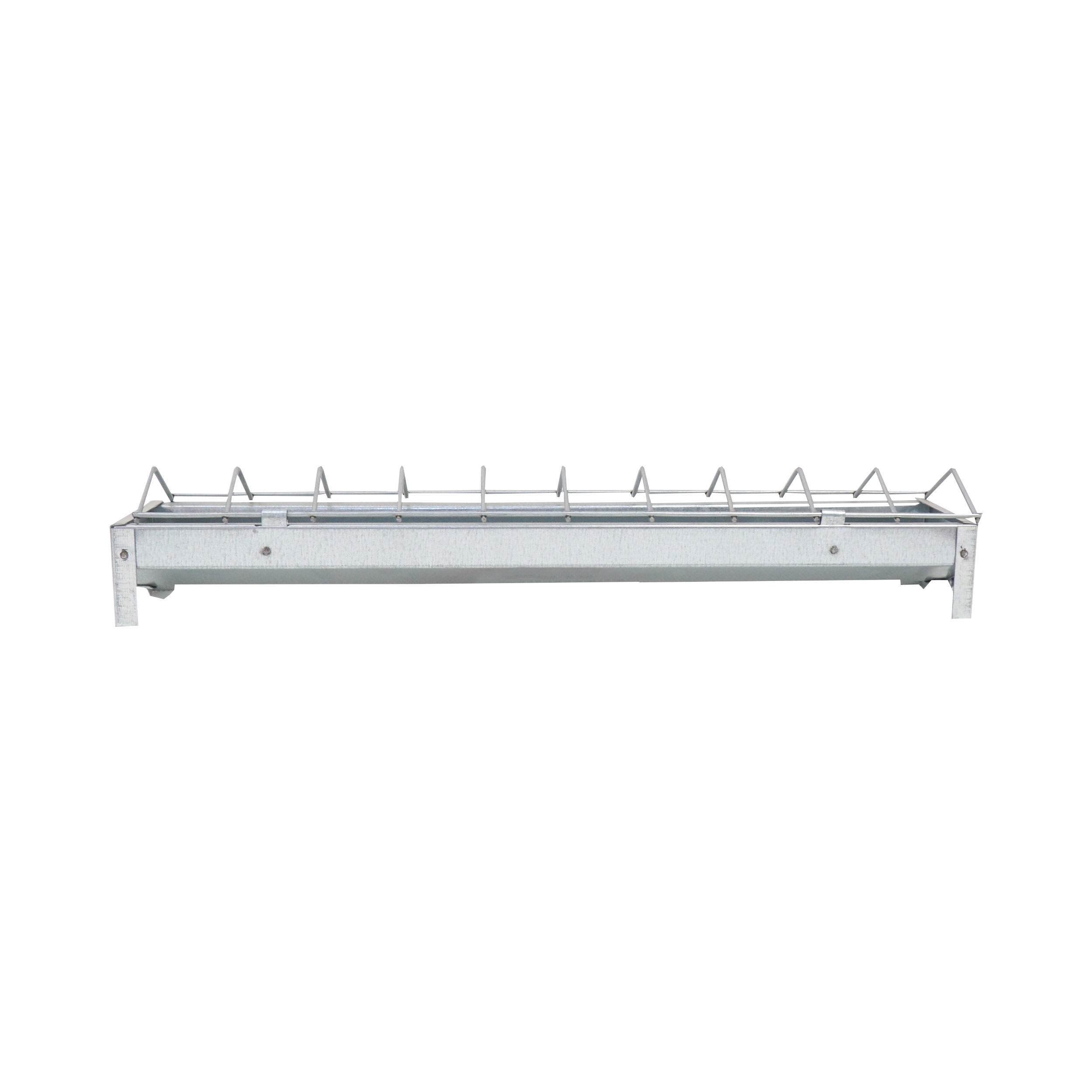 TOPTRADE krmítko pro mláďata – pozink, sklopná mřížka, 30 cm