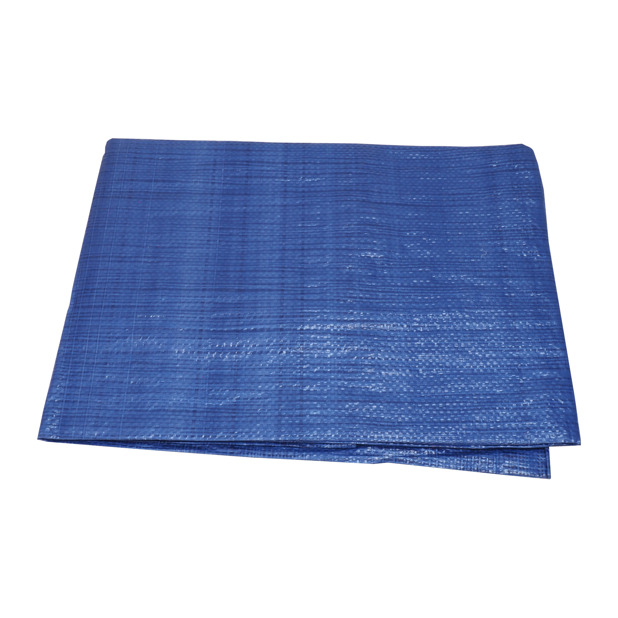 TOPTRADE krycí plachta modrá 5×6 m, kovová oka, standard