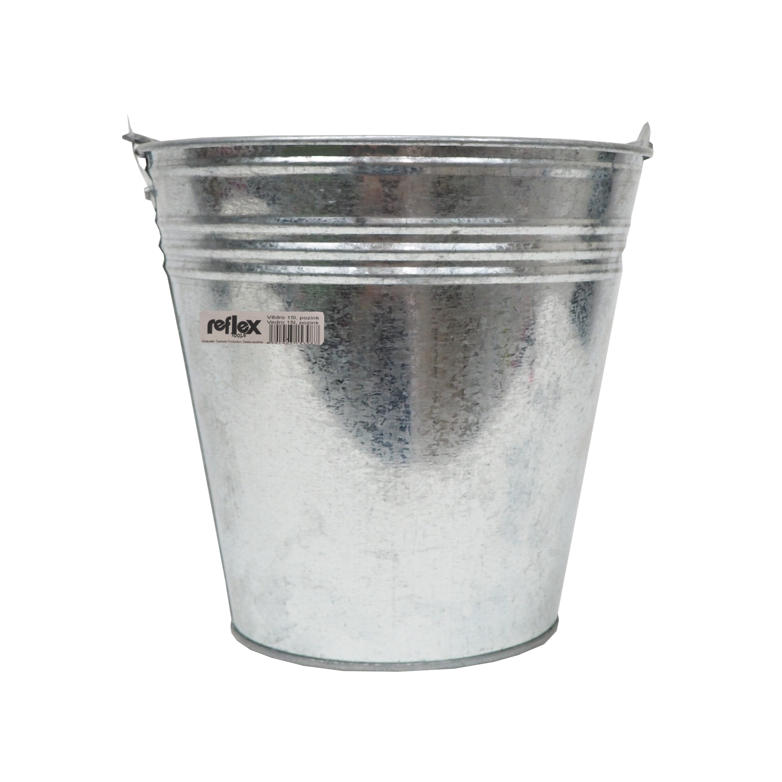 TOPTRADE vědro pozinkované 15 l – kód 105308