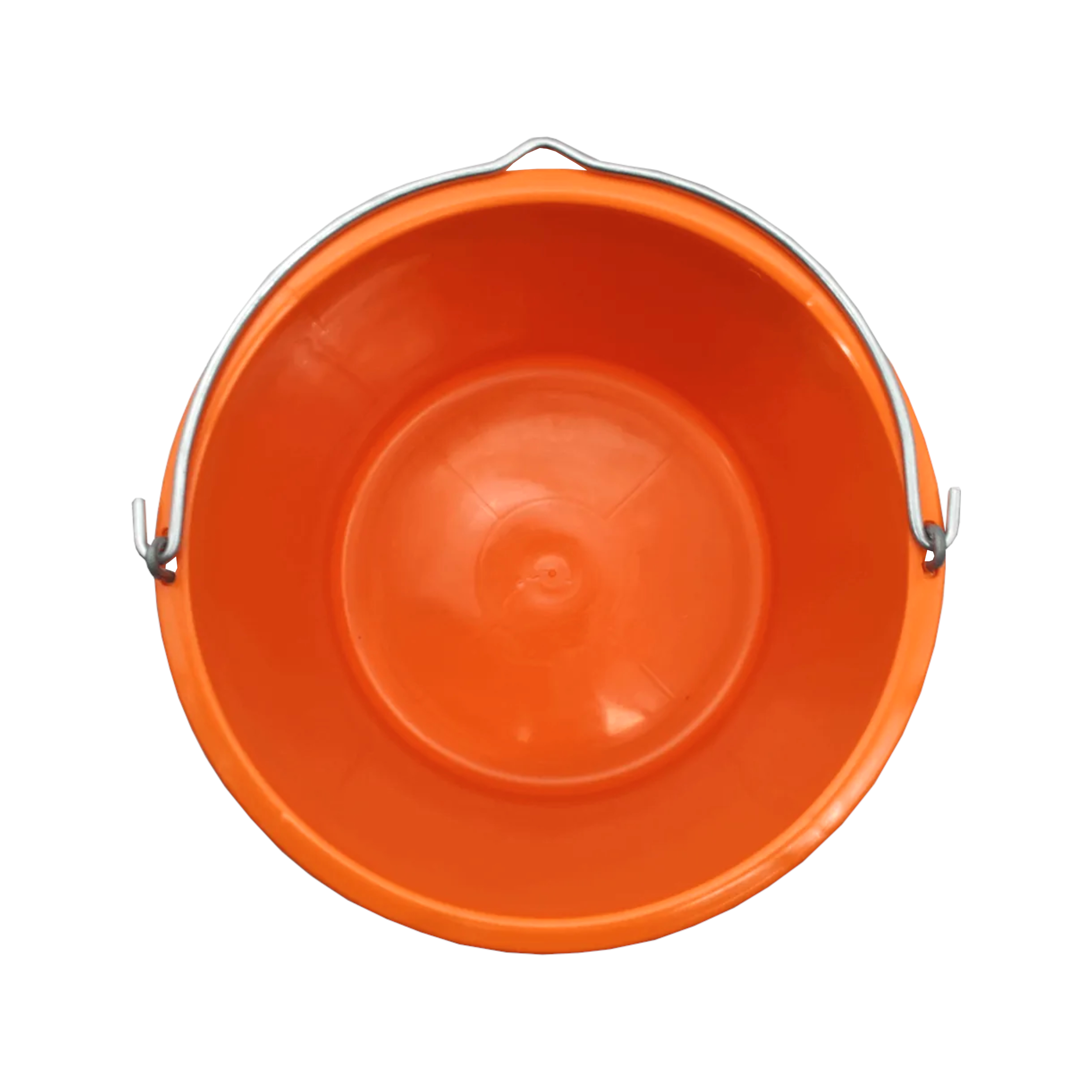 TOPTRADE plastové vědro 12 l – oranžové, extra pevné