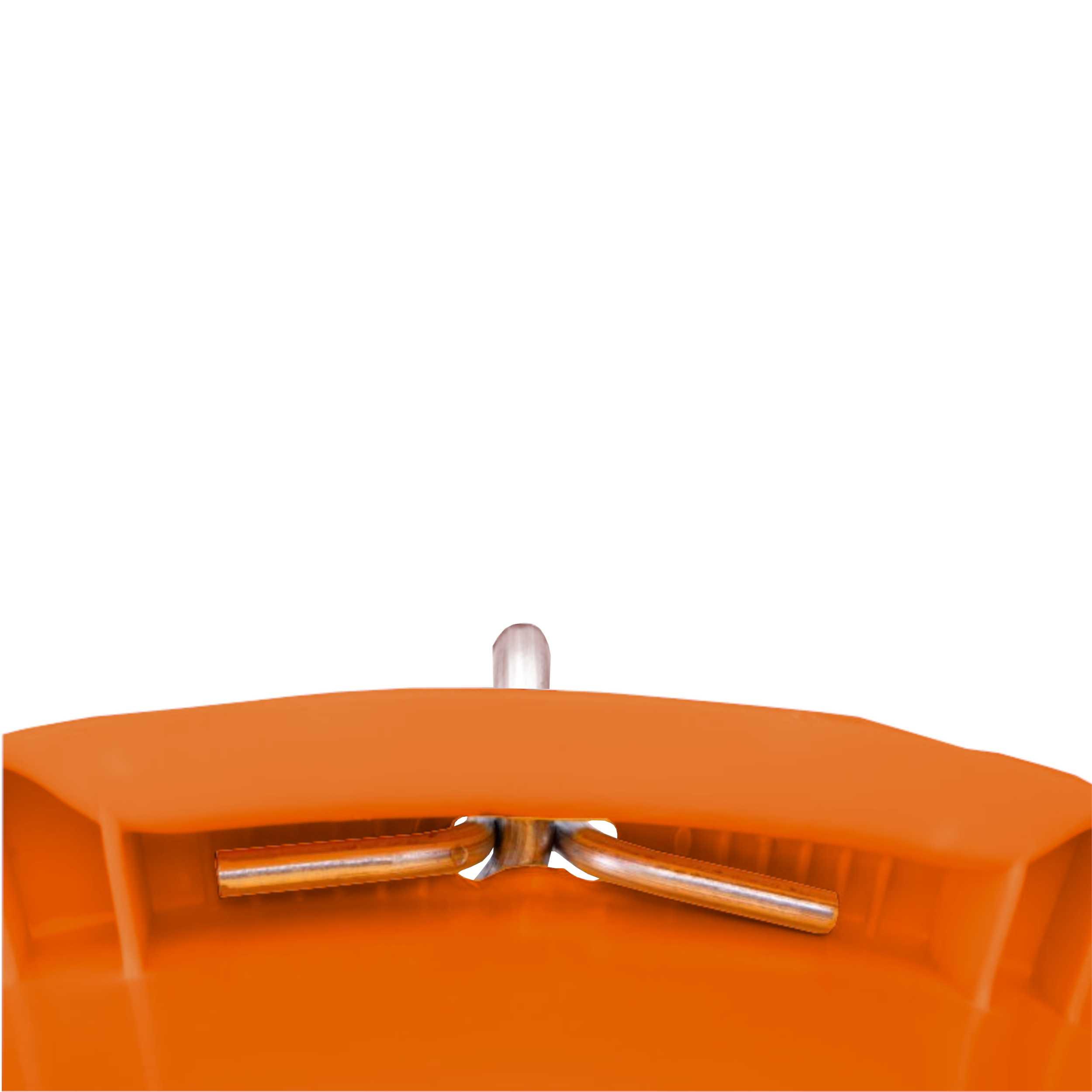 TOPTRADE plastová nádoba 40 l – extra pevná, oranžová