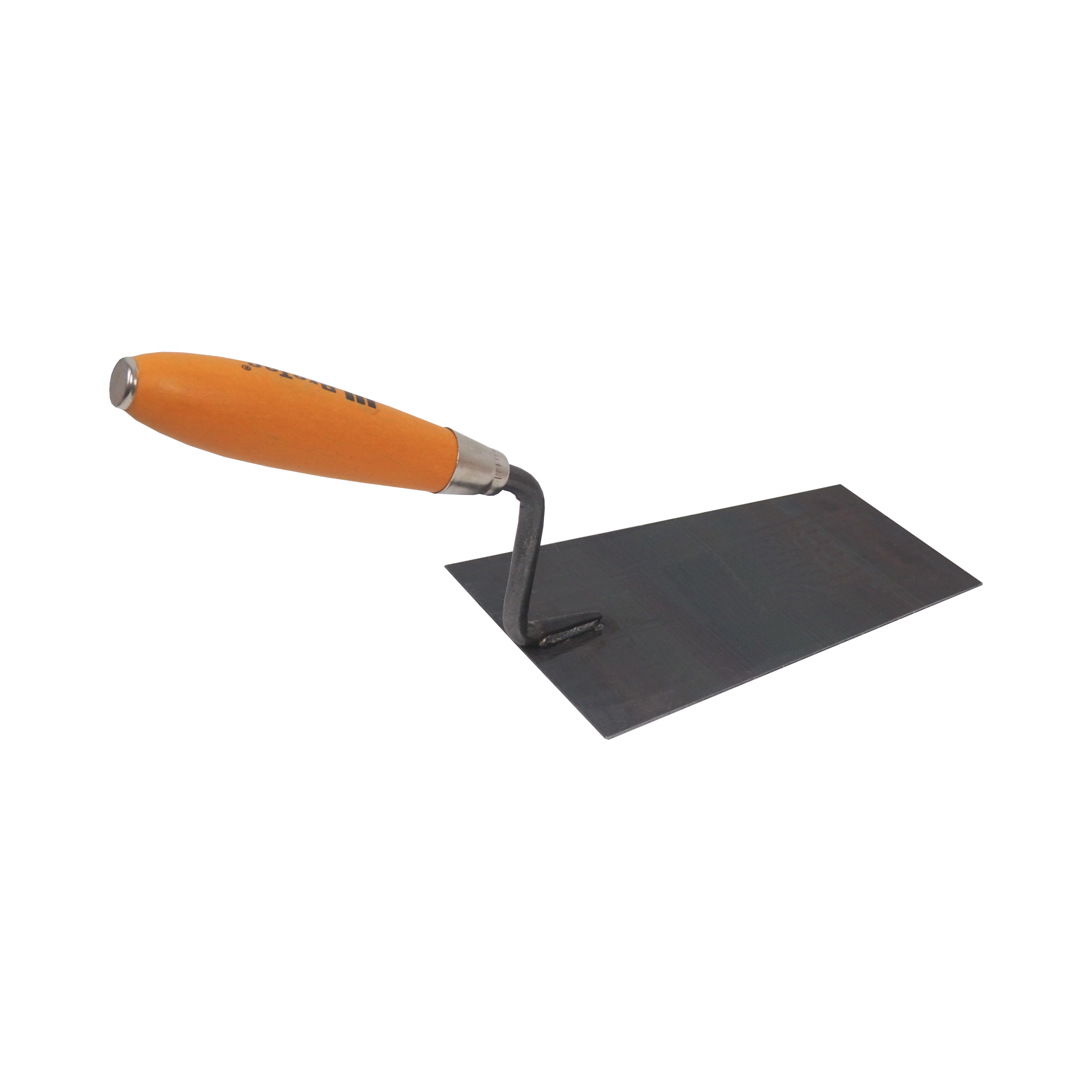 ProTec zednická lžíce, ocelová, černá, 180 × 130 mm – Profi