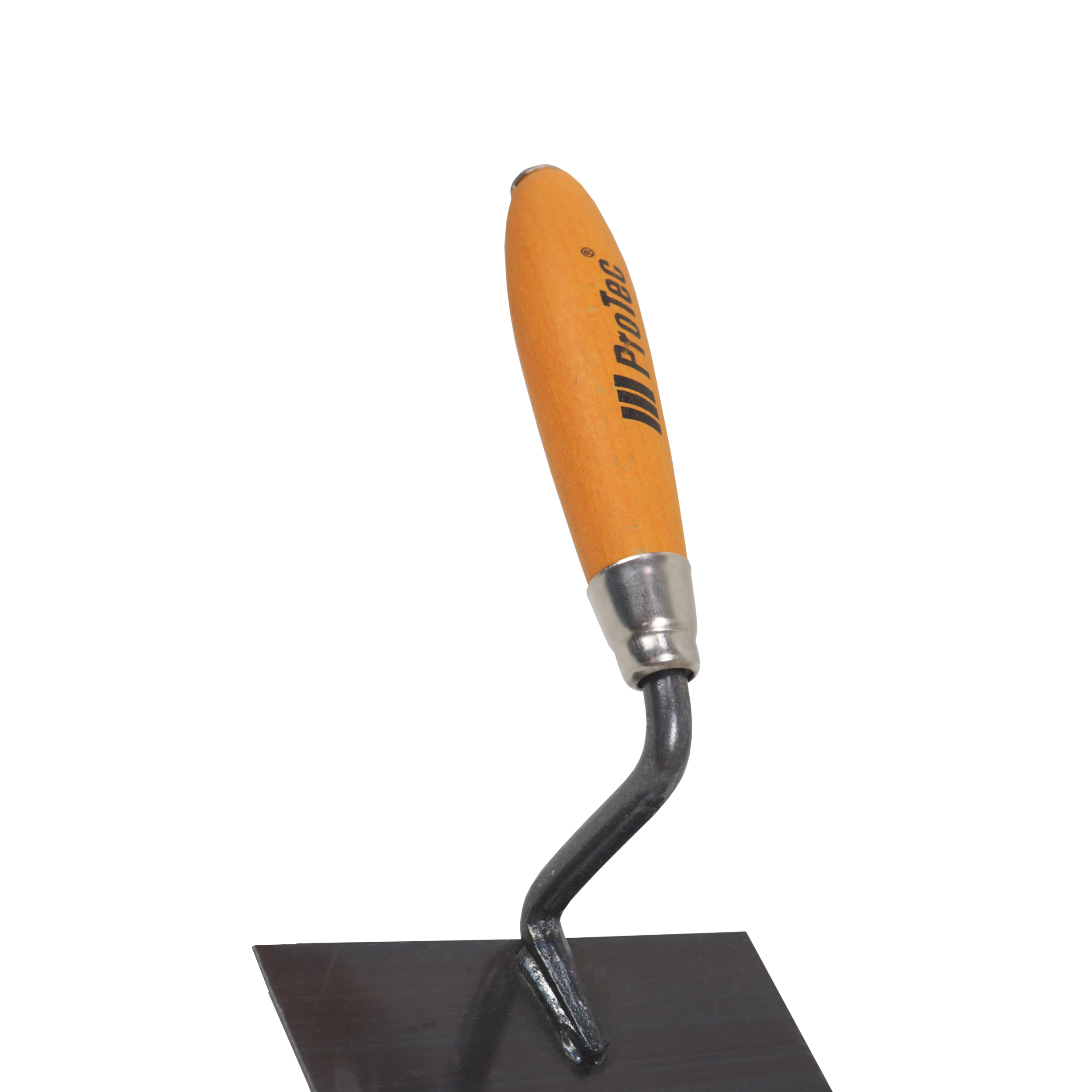 ProTec zednická lžíce, ocelová, černá, 180 × 130 mm – Profi