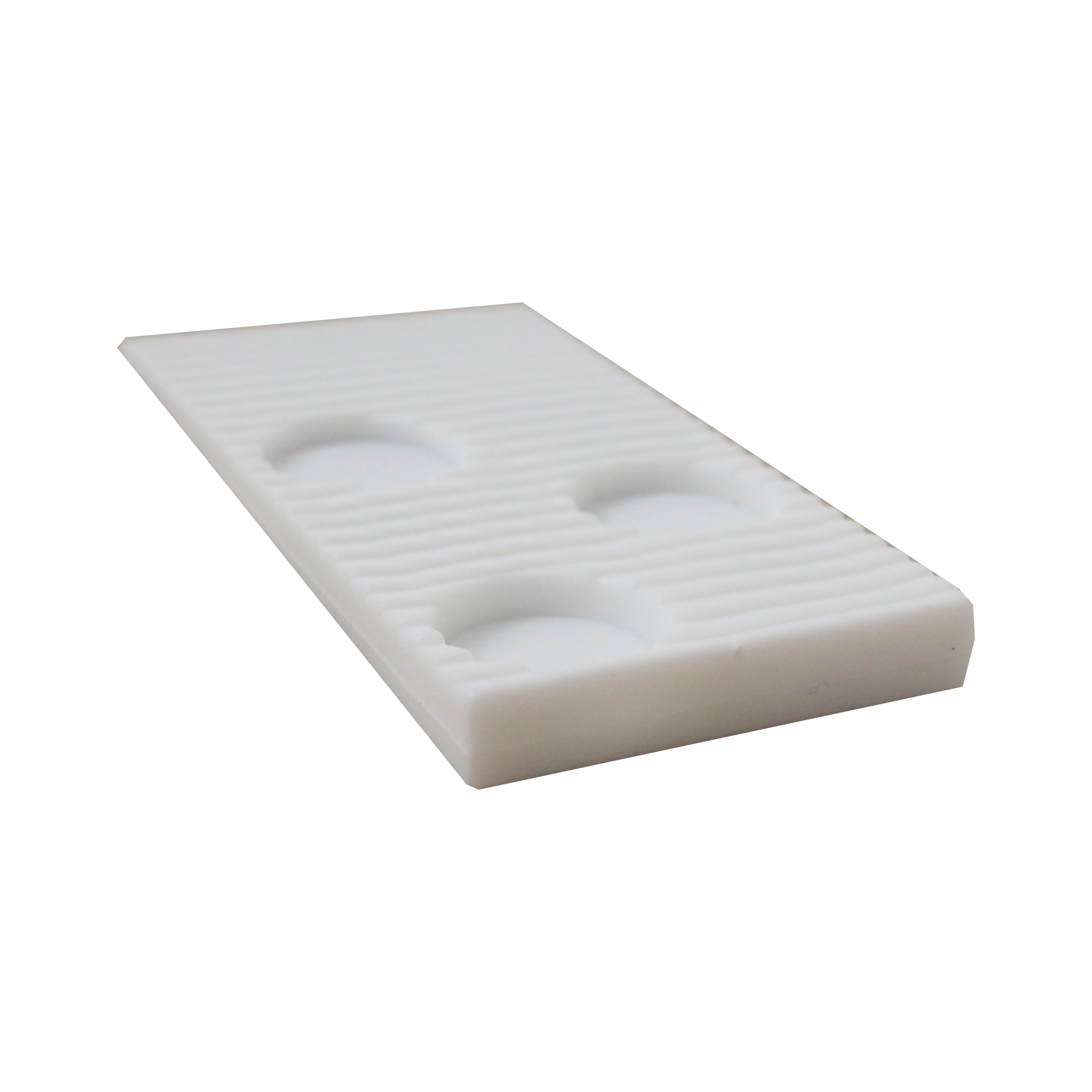 TOPTRADE montážní klínky plastové, sada 20 ks, 60 × 30 × 6 mm