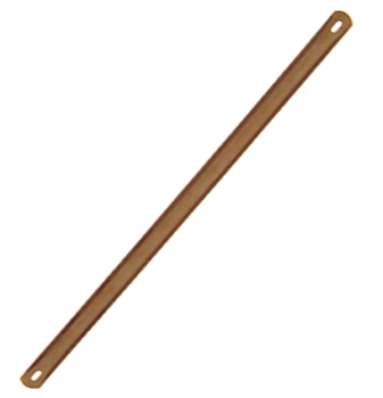 TOPTRADE pilový list 300 mm na kov – oboustranný (náhradní, hobby)
