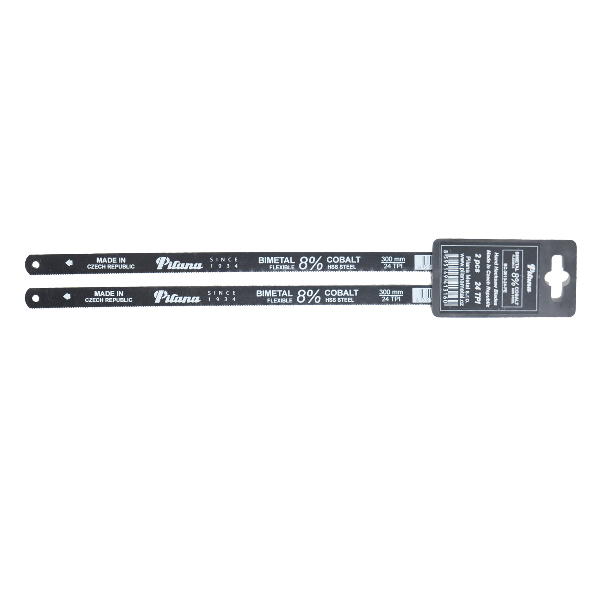 PILANA bimetalové pilové listy do kovu 300×13×0,63 mm – 24 TPI (2 ks)