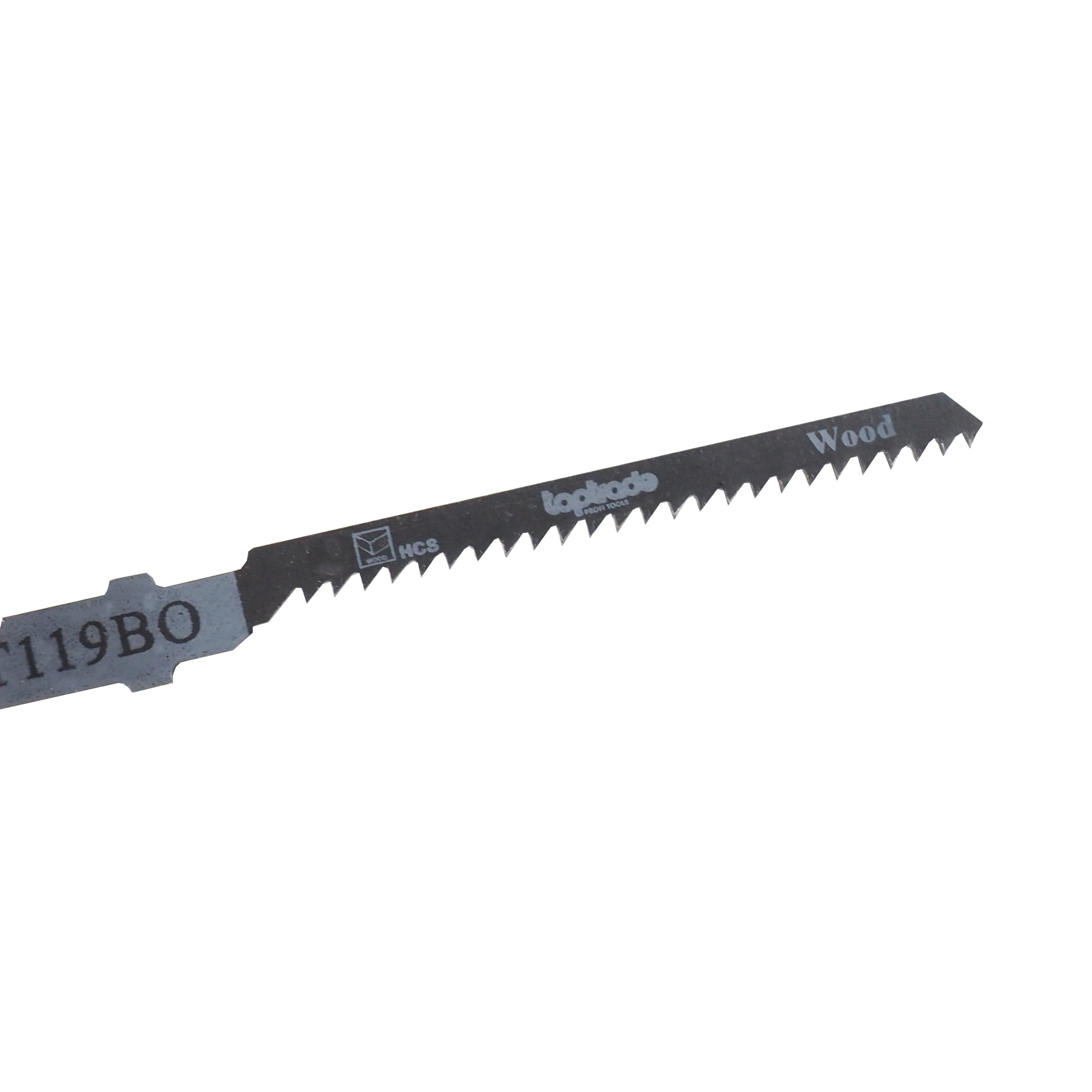 TOPTRADE pilové listy do přímočarky T119BO 76 mm – dřevo (5 ks)
