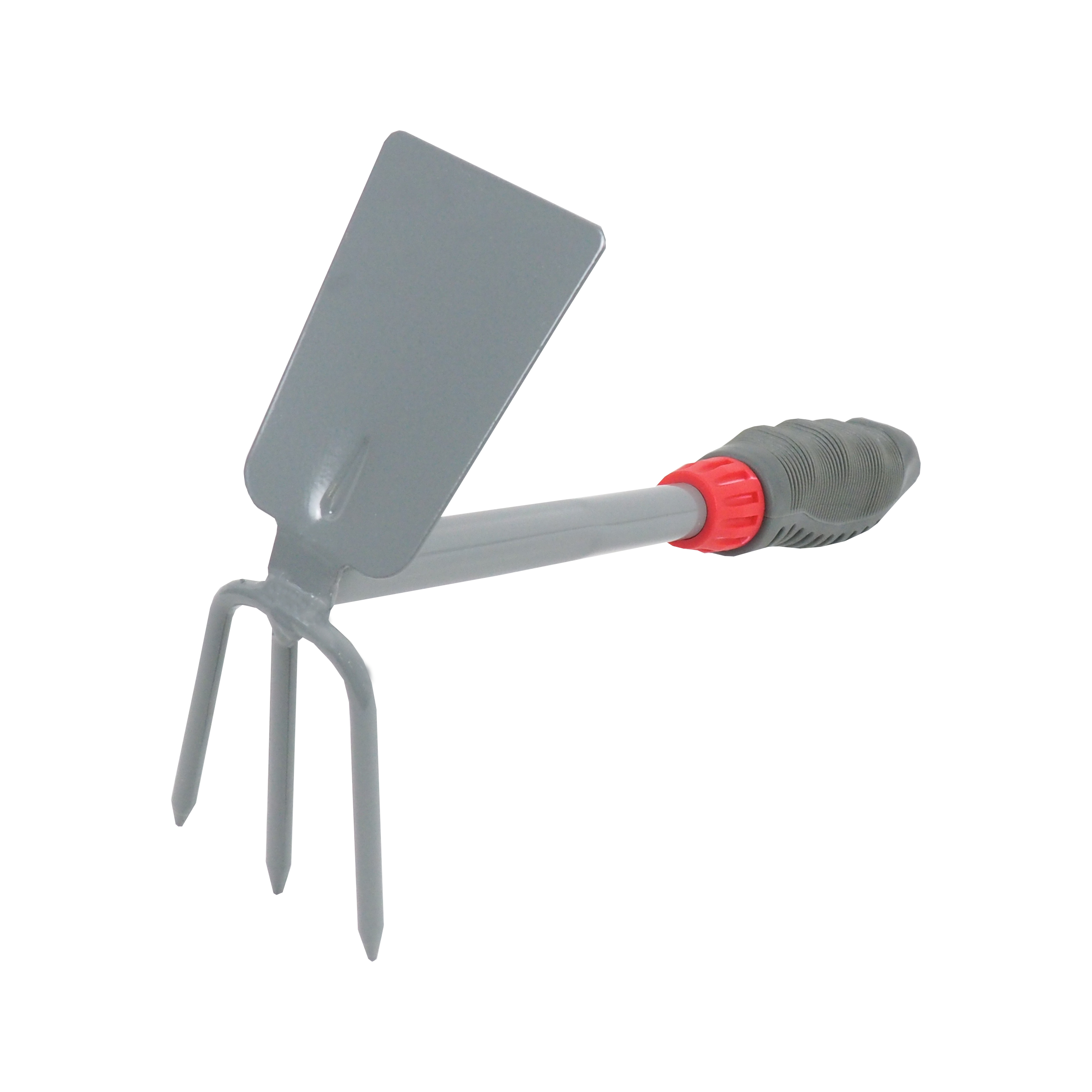 TOPTRADE motyčka 2v1 plochá + trojzub, 29 cm, PP rukojeť